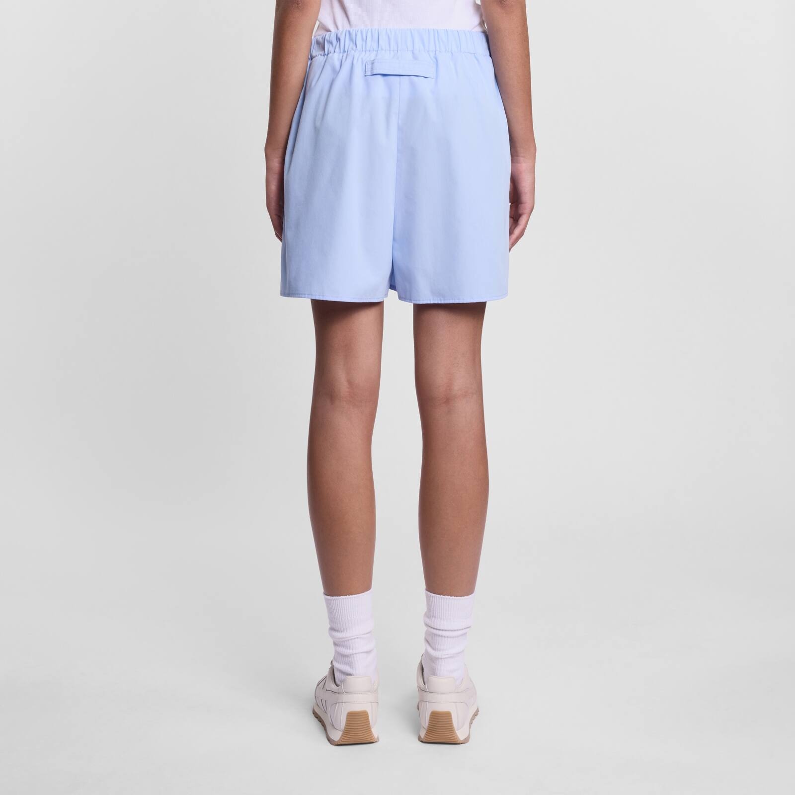 Shorts in cotton poplin - 4