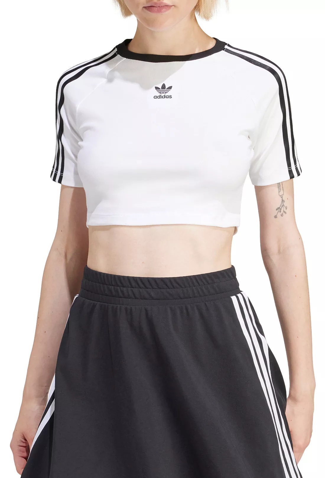 adidas Originals Women's 3-Stripes Baby Tee - 1