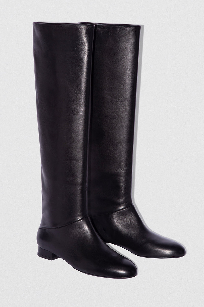 BY FAR FELIX BLACK NAPPA LEATHER outlook