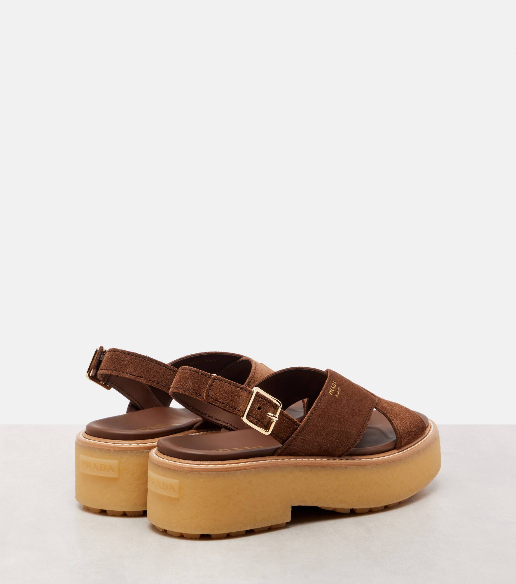 Suede platform sandals - 2
