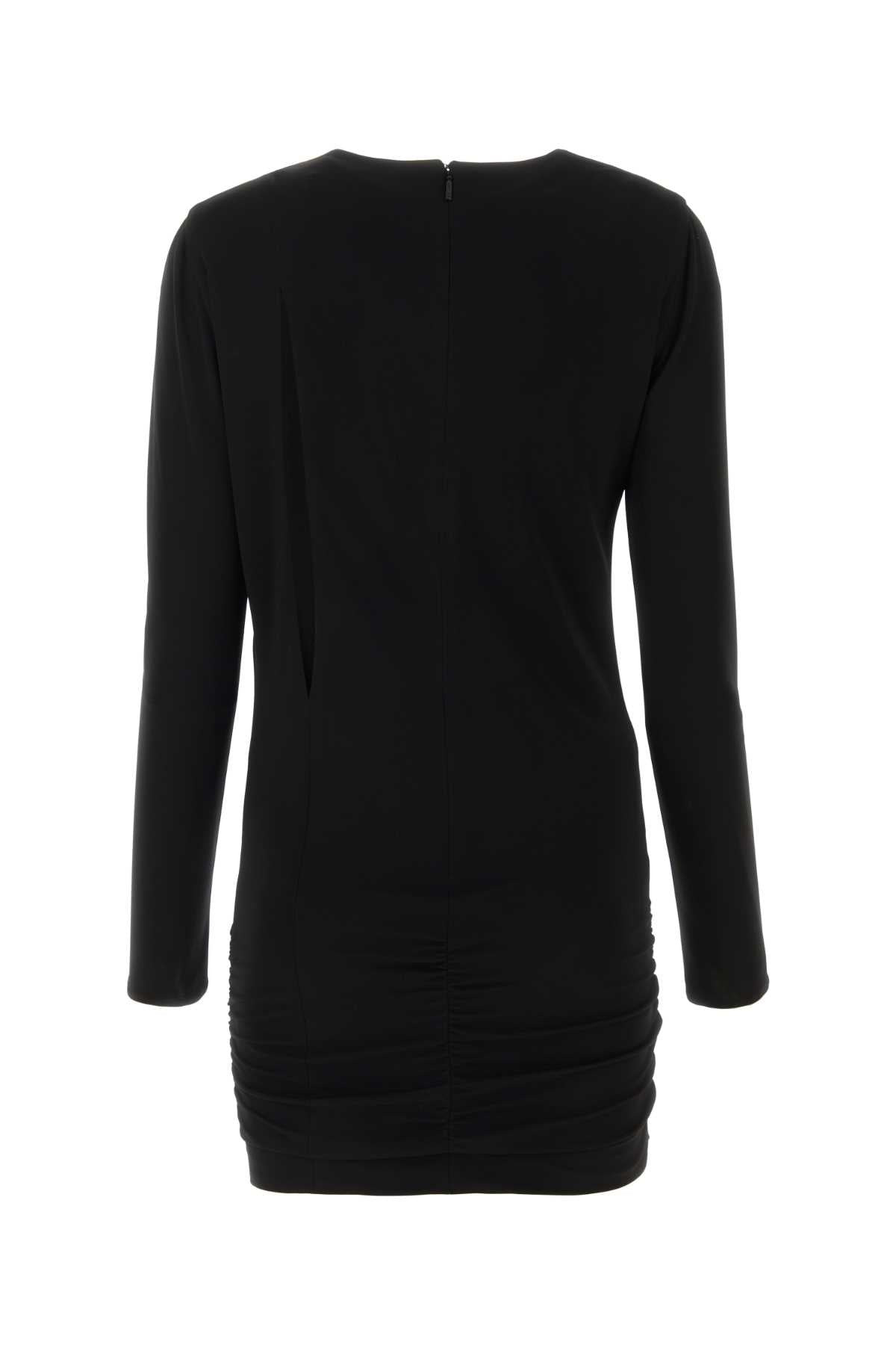 Versace Women Black Stretch Viscose Mini Dress - 2