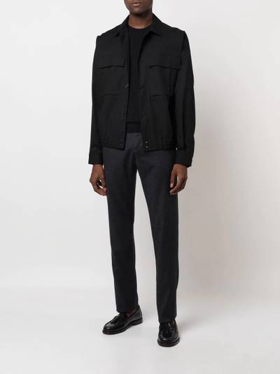 Canali drawstring straight-leg trousers outlook