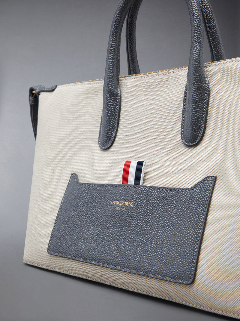 grosgrain-loop tote bag 6
