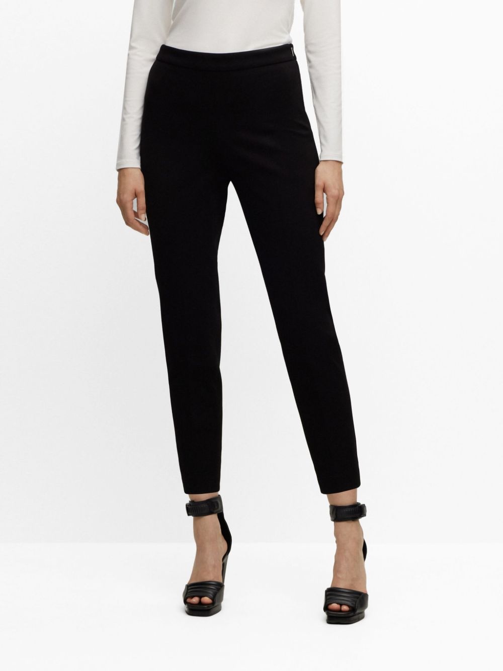skinny-cut cropped trousers - 3