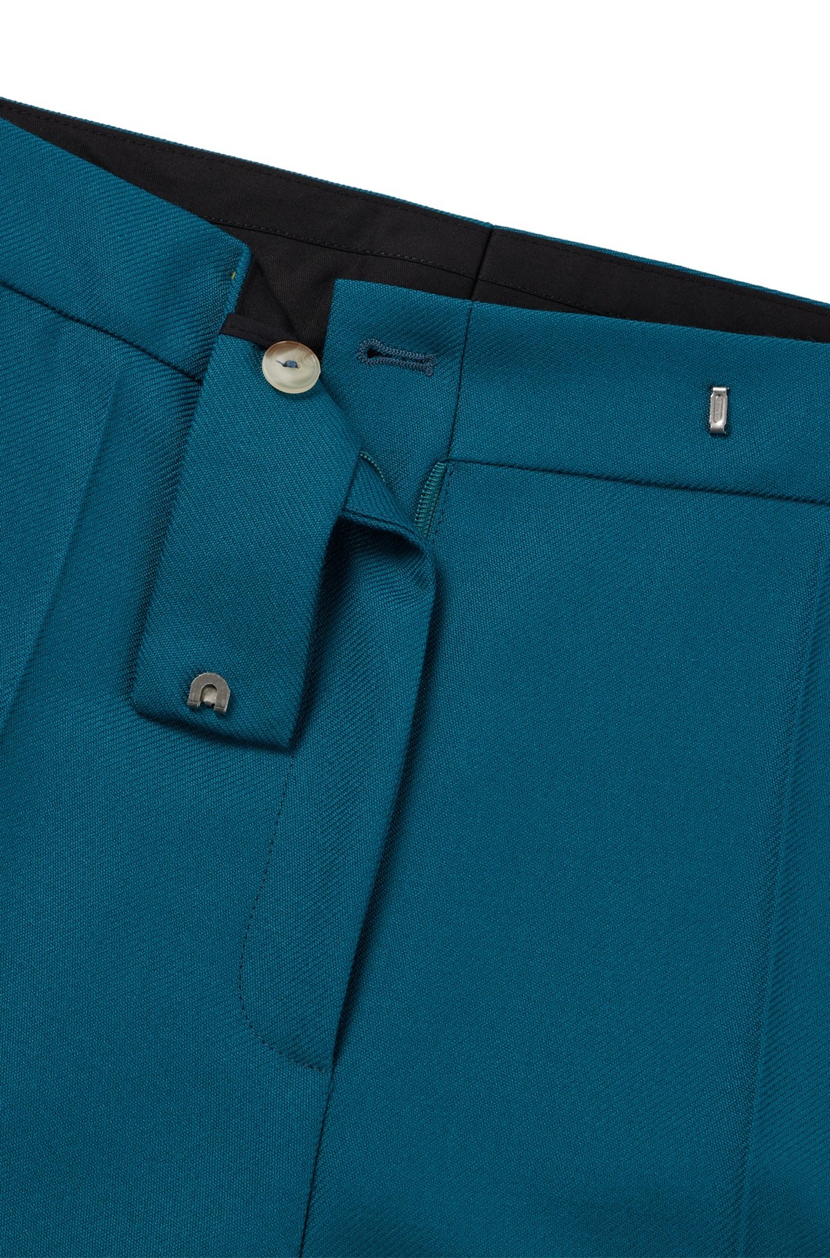 SLIM-FIT TROUSERS IN VIRGIN-WOOL TWILL - 6