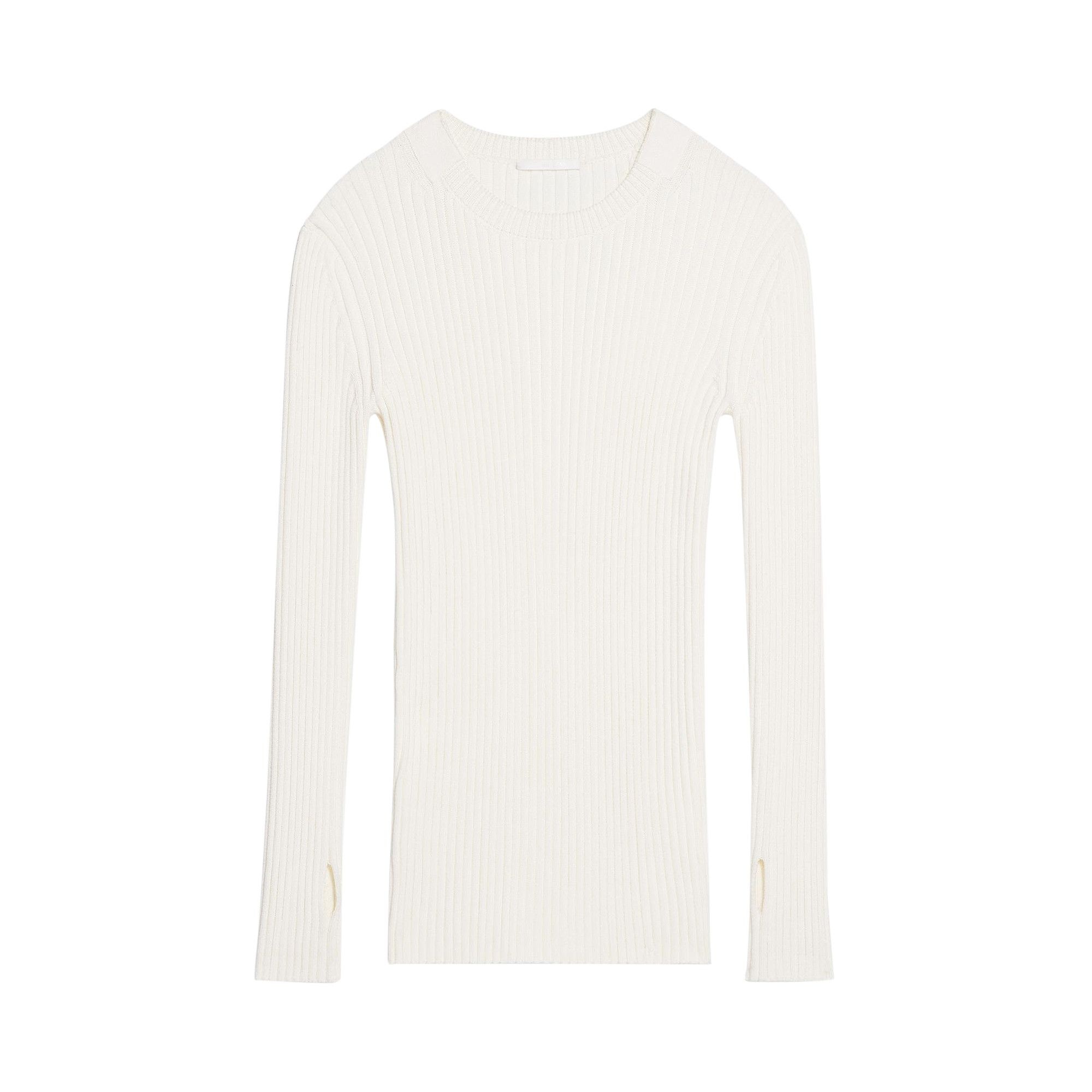 Helmut Lang Strap Knit Crew 'Ivory' - 1