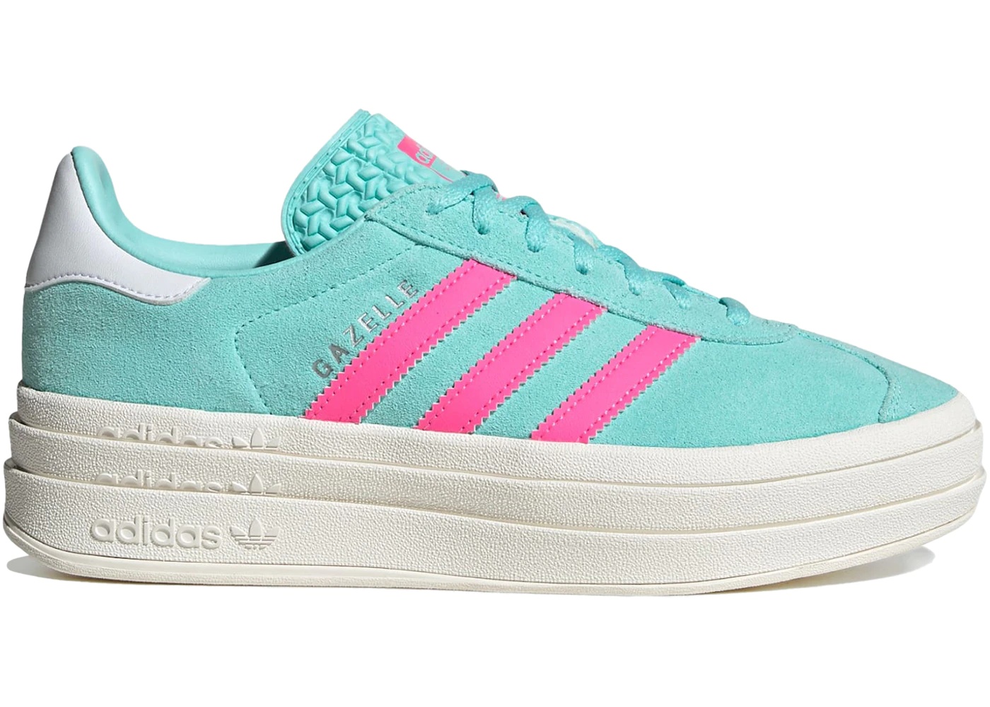 adidas Gazelle Bold Flash Aqua Lucid Pink (Women's) - 1