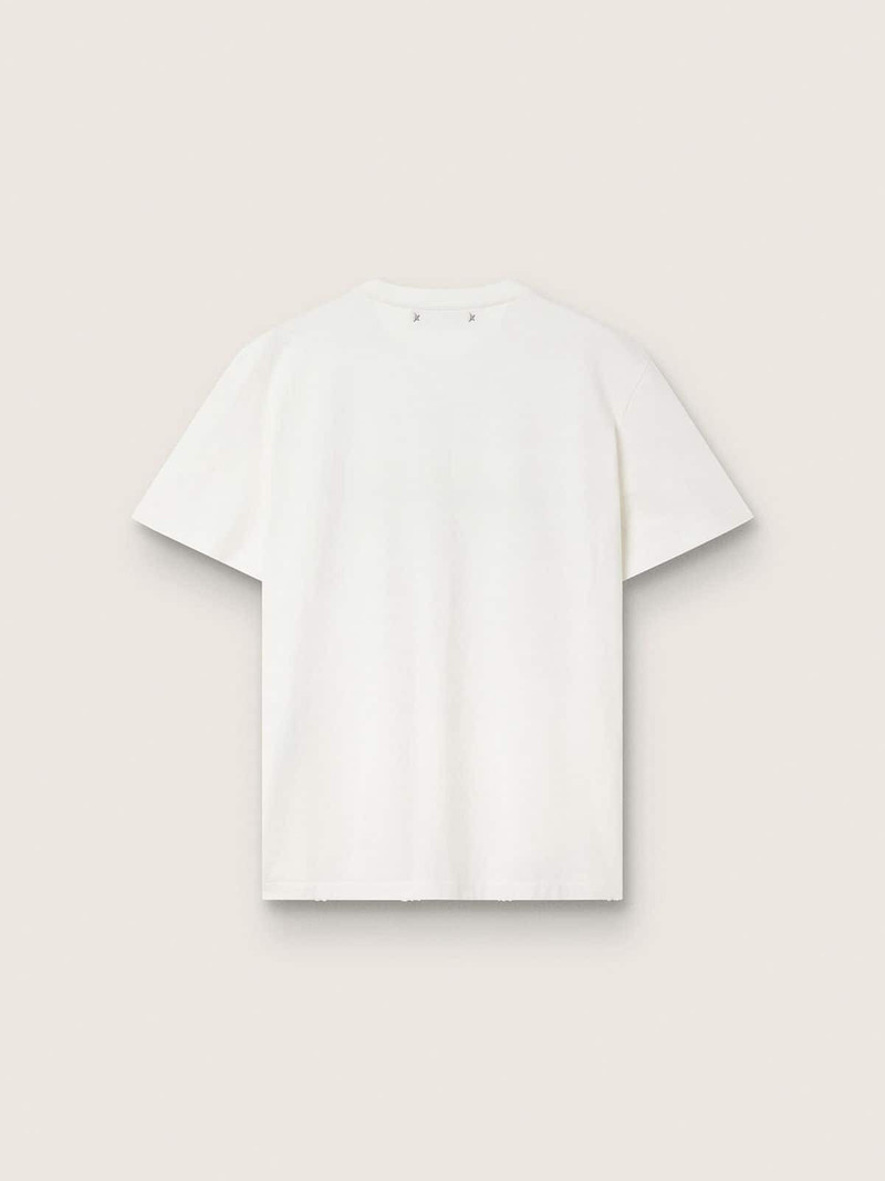 Golden Goose Men’s tennis-inspired LTD T-shirt with ‘I love Melbourne’ print outlook