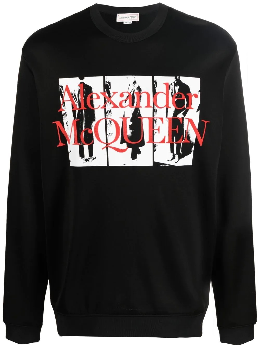 logo-print crew-neck sweatshirt - 1