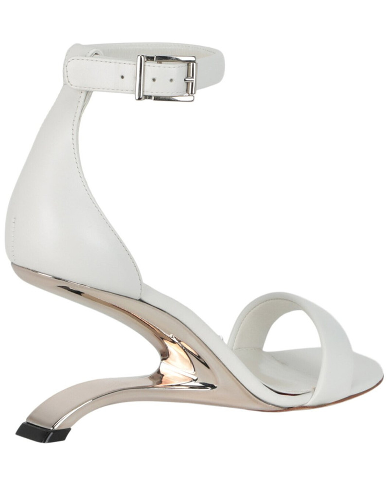 Alexander McQueen Arc High Heel Sandals Ivory (Women's) 3