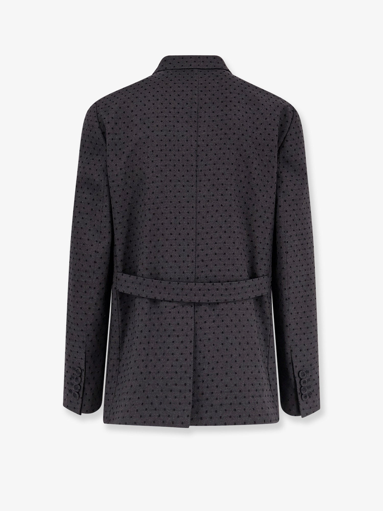 Dior Polka-Dots Virgin Wool And Alpaca Jacquard Blazer - 2