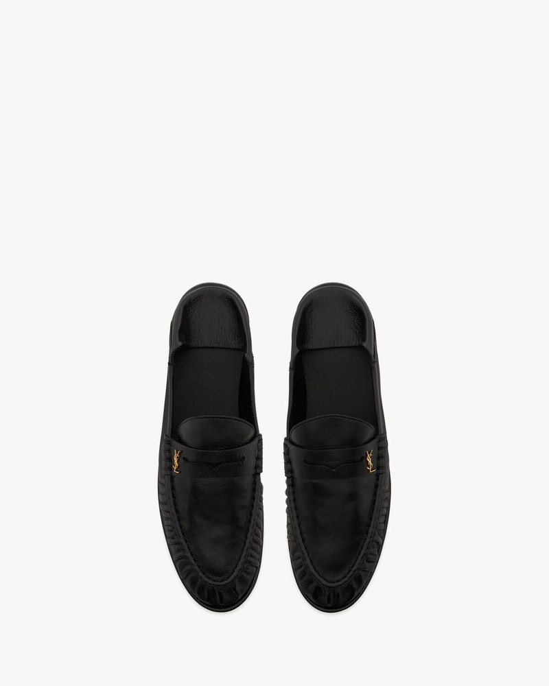 SAINT LAURENT LE LOAFER PENNY SLIPPERS IN SMOOTH LEATHER outlook
