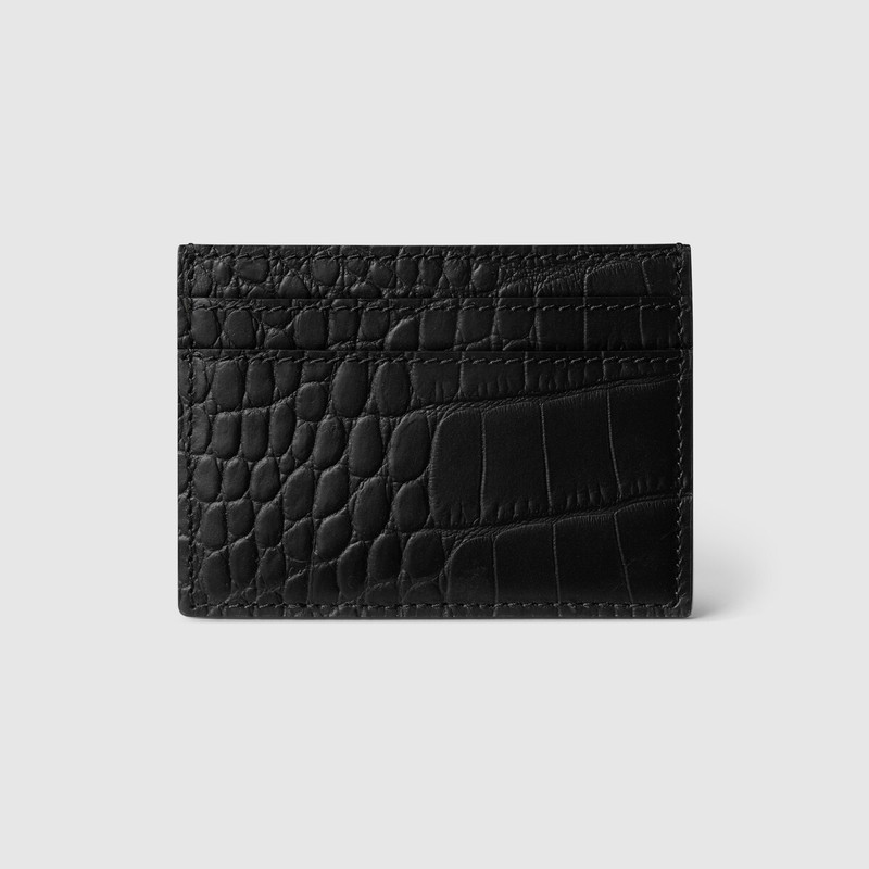 Crocodile card case 1