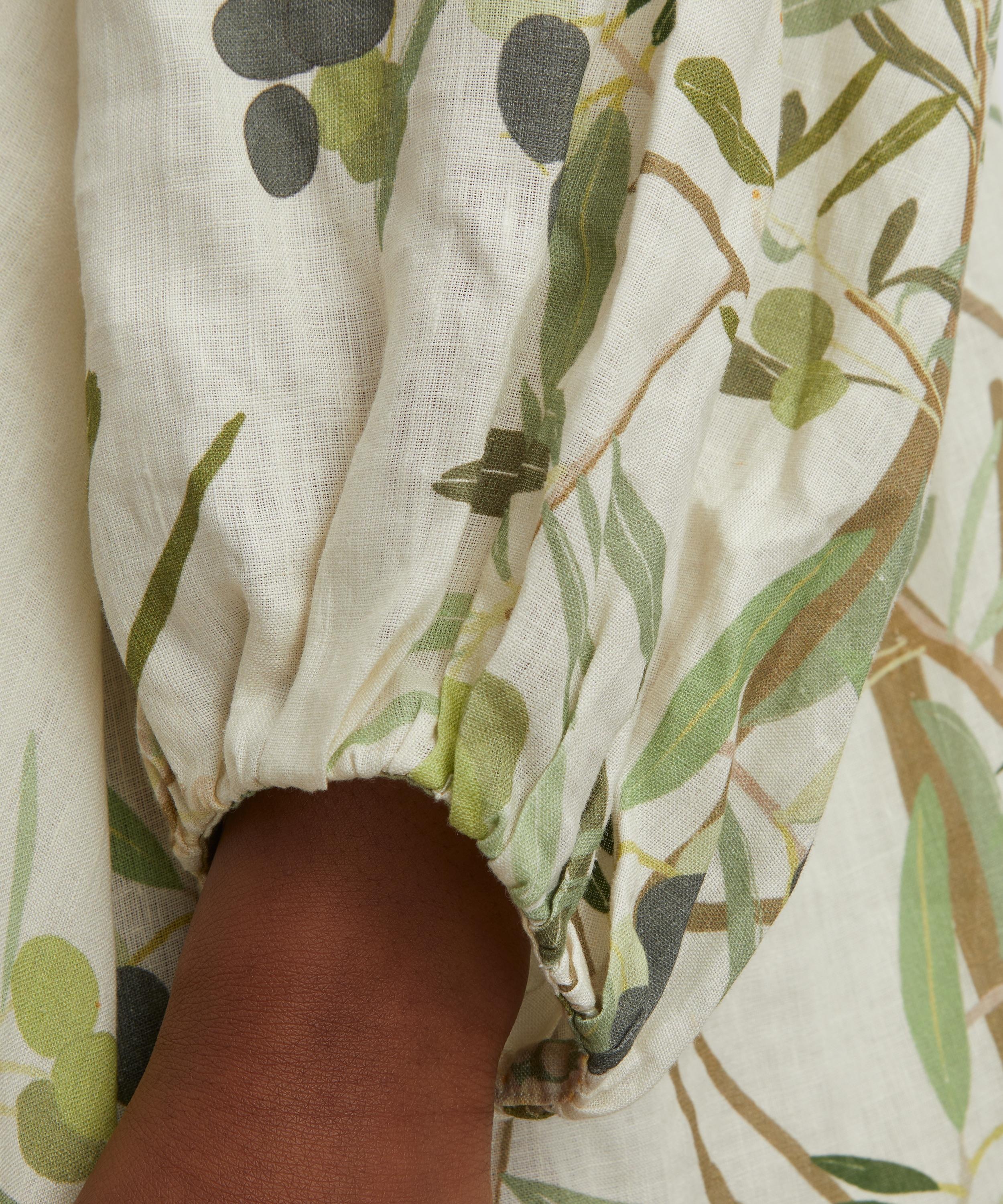 Olive Tree Short Georgette Dress - 5