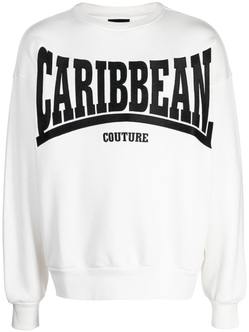 embroidered organic cotton sweatshirt 1