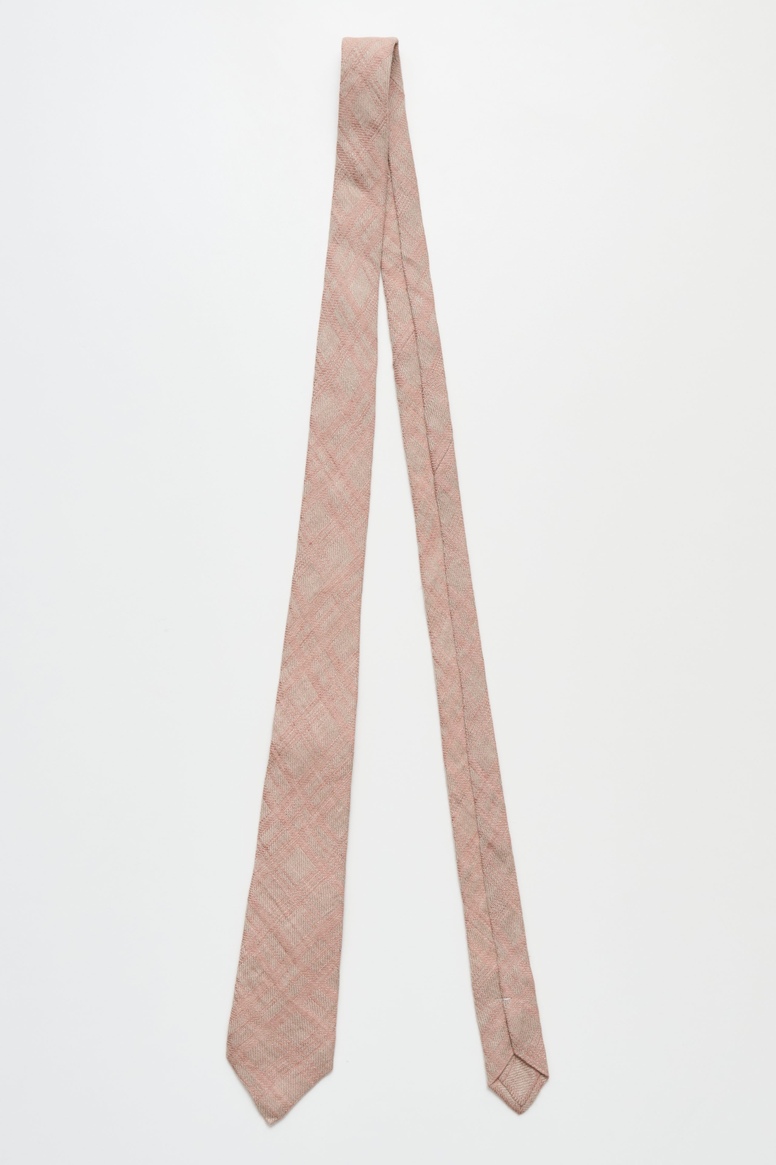 OUR LEGACY TIE HAMMOCK CHECK CUMPLED LINEN - 3