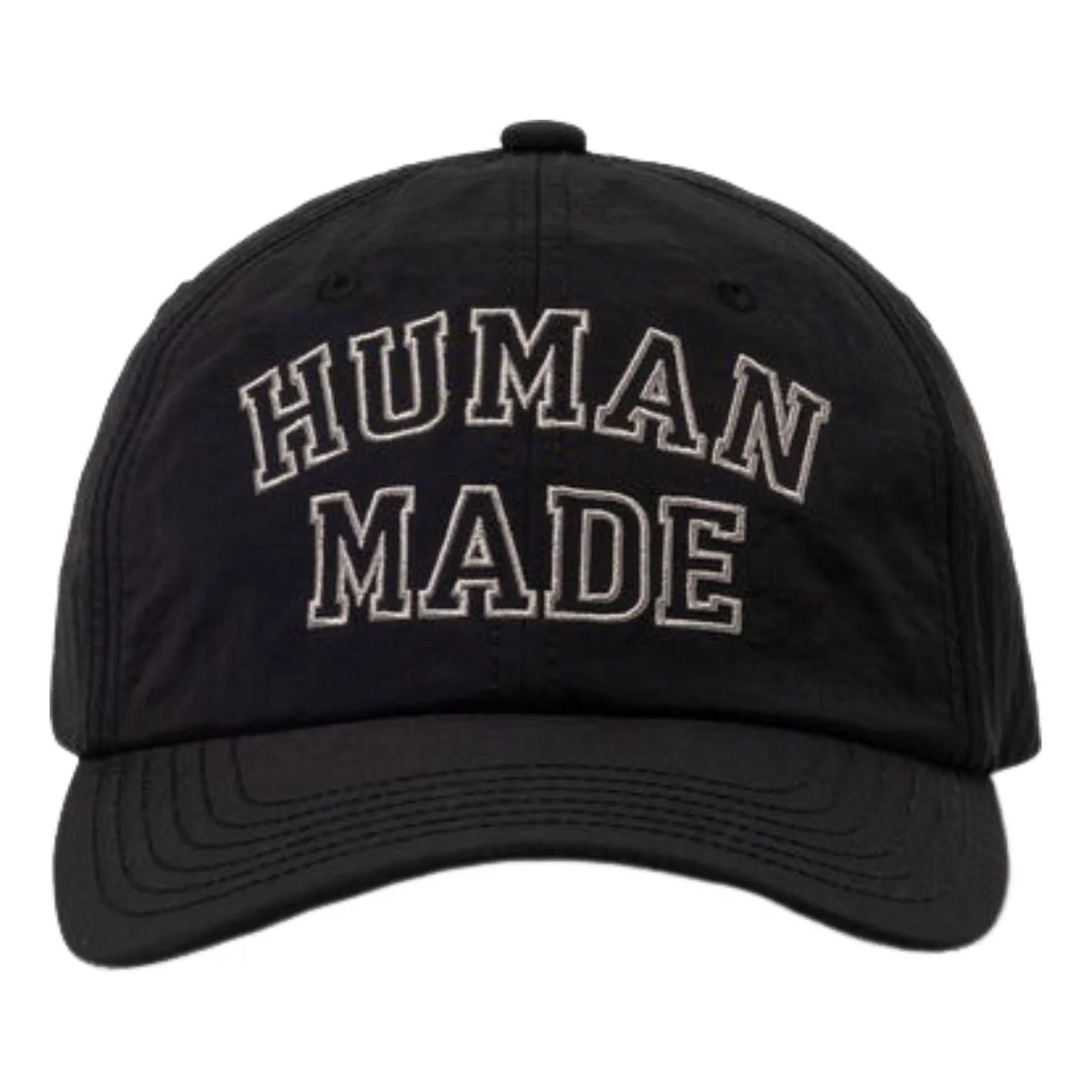 HUMAN MADE 6Panel Nylon Cap 'Black' HM31GD022-BLK - 1