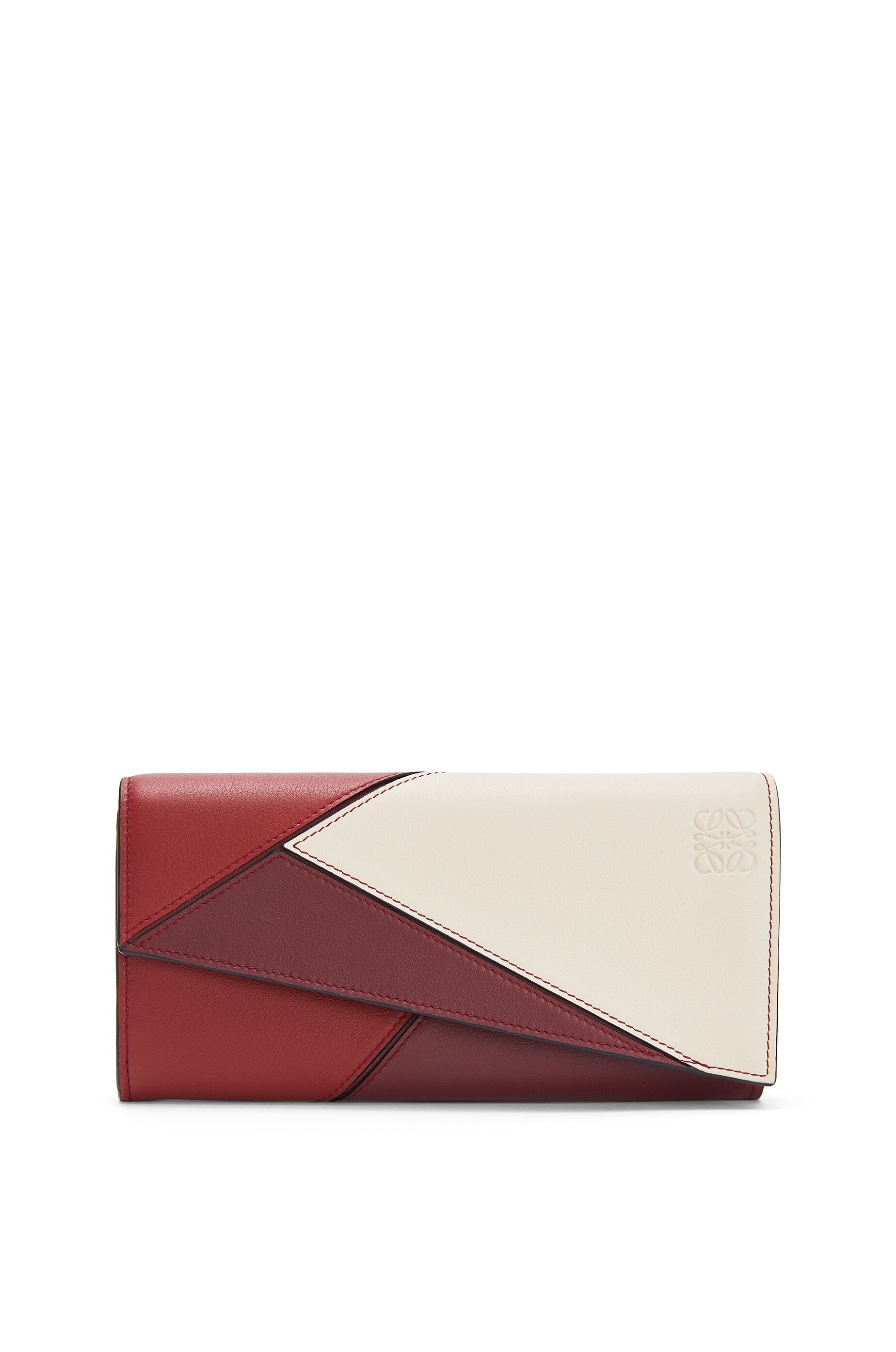 Puzzle continental wallet in classic calfskin - 1