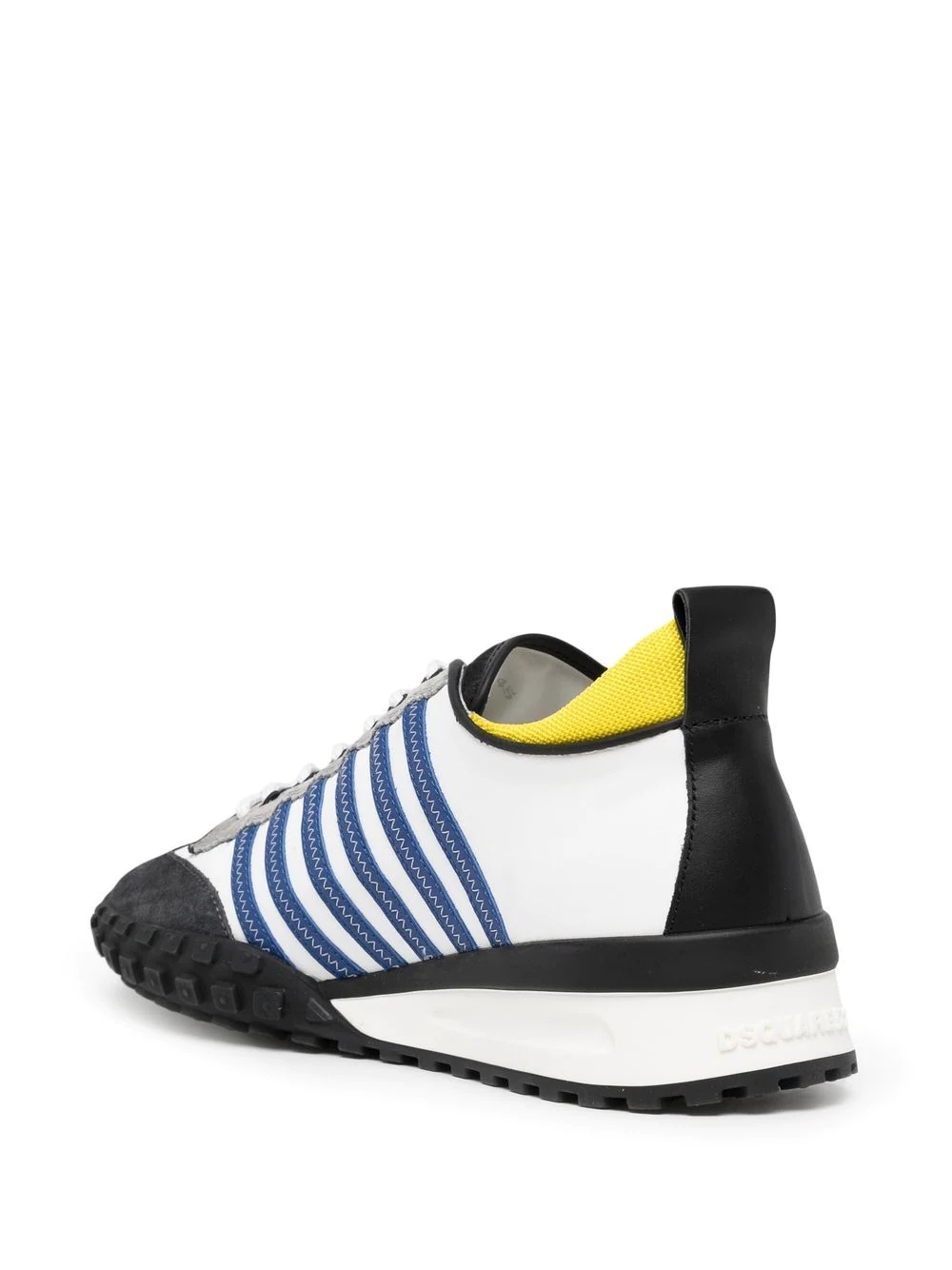 striped logo-print sneakers - 3