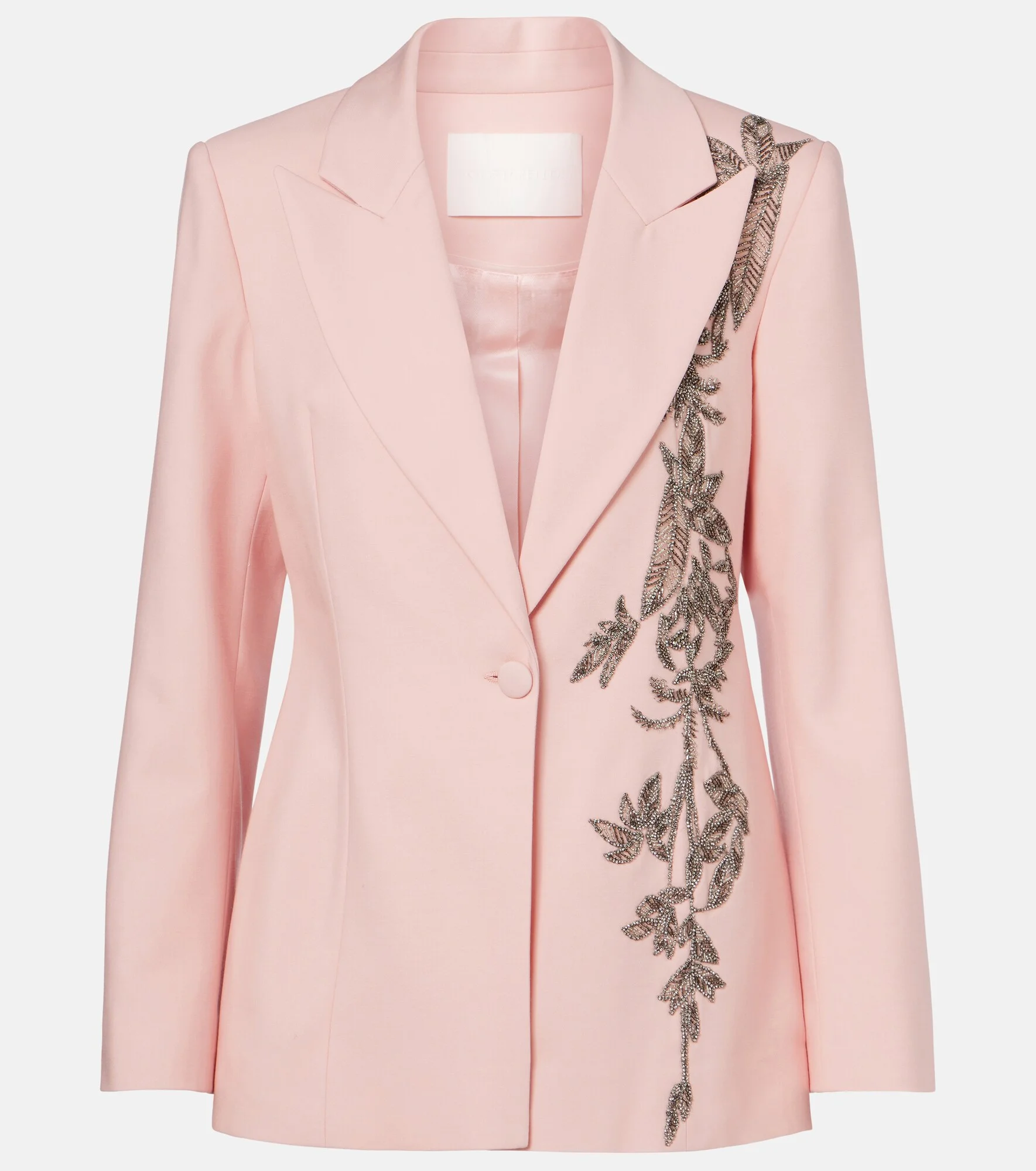 Lesia embellished wool-blend blazer - 1