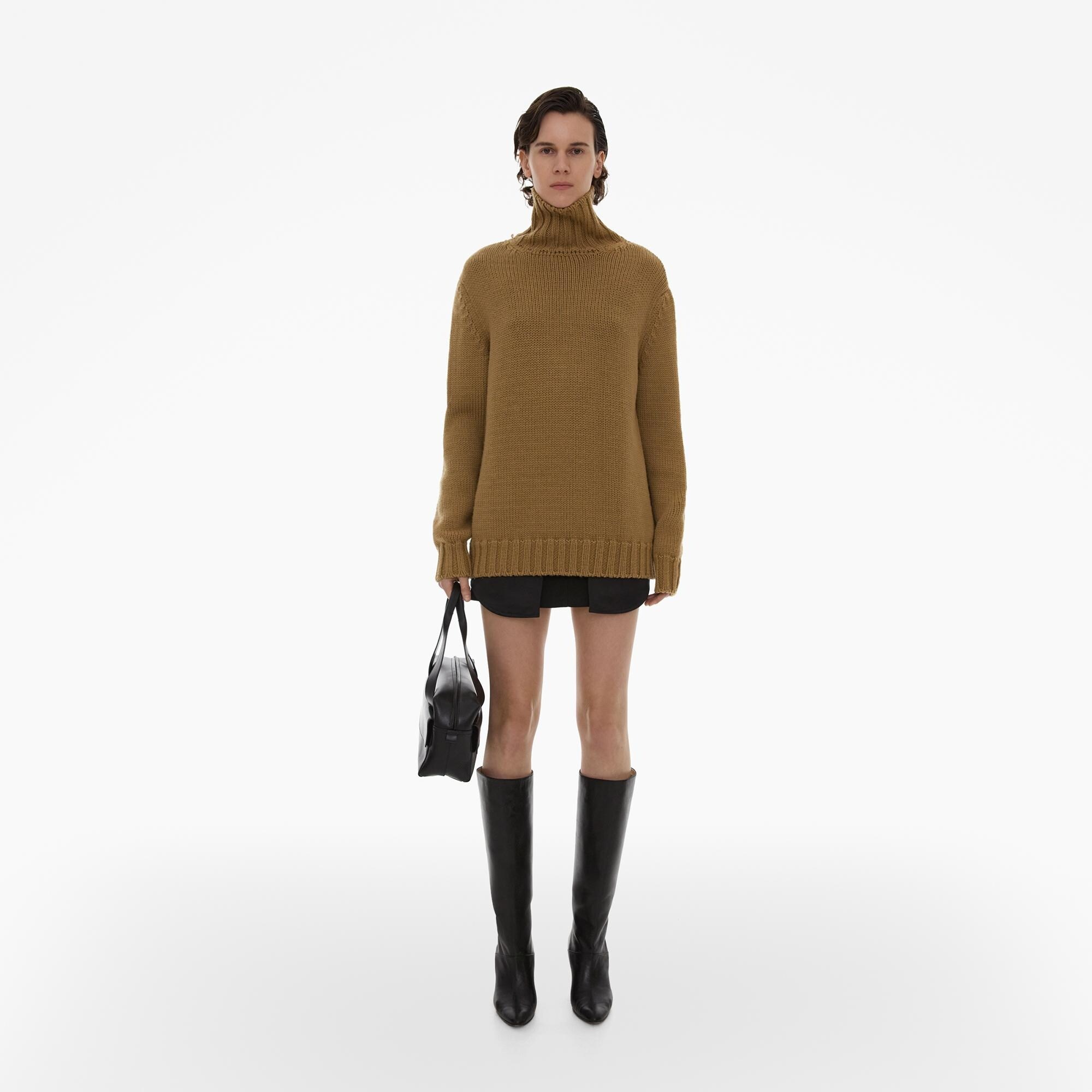 ARCHIVAL WOOL-BLEND TURTLENECK - 2