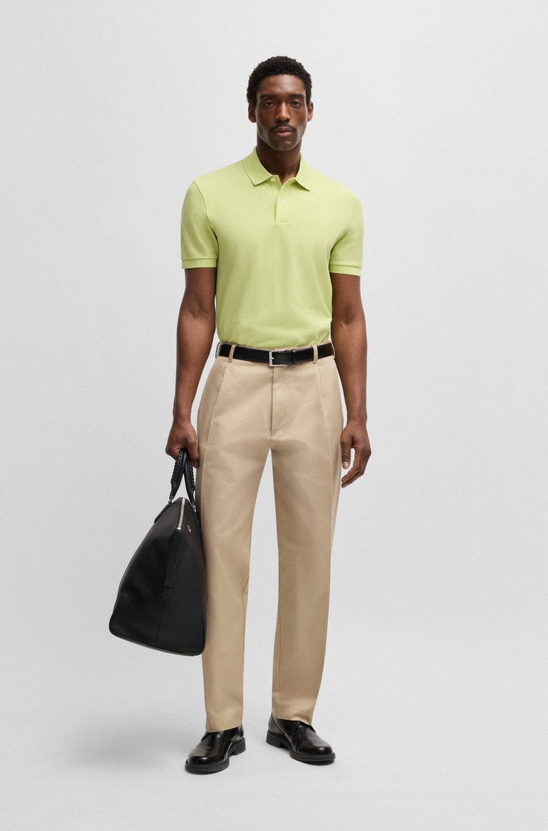 BOSS PALLAS REGULAR-FIT POLO SHIRT IN COTTON WITH EMBROIDERED LOGO outlook