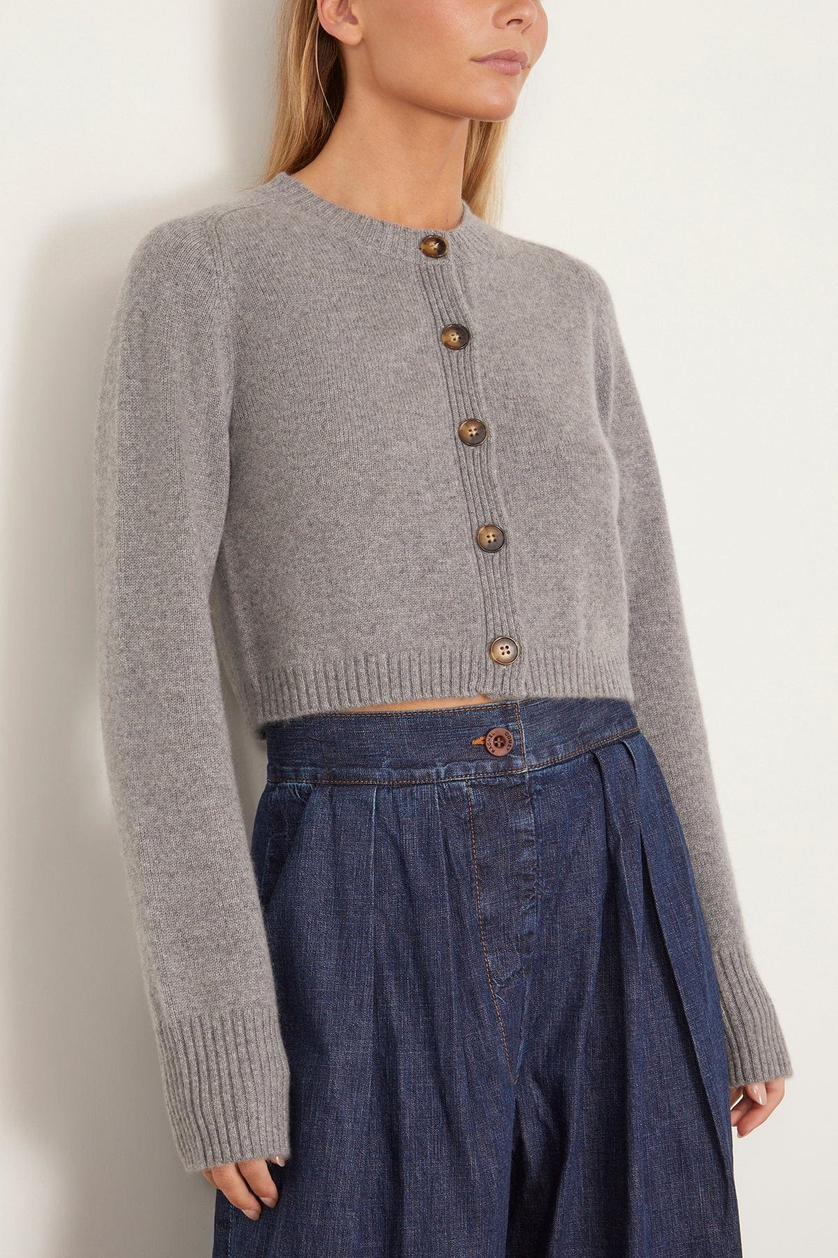 Zephir Cardigan in Slate Grey - 3