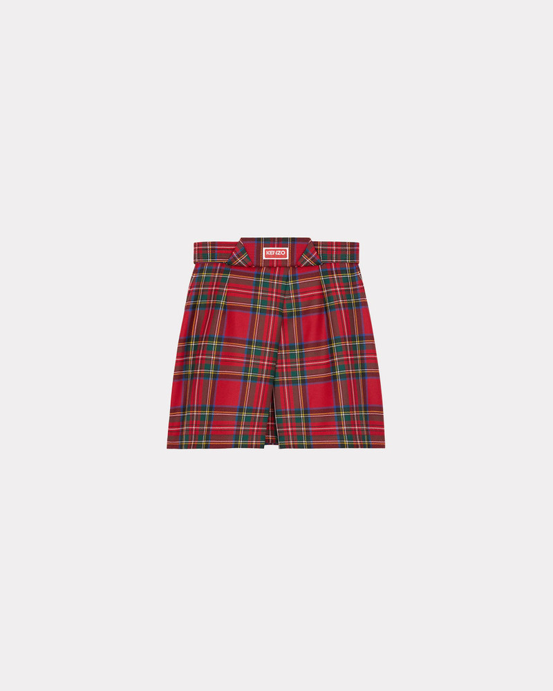 KENZO Checked mini skirt outlook