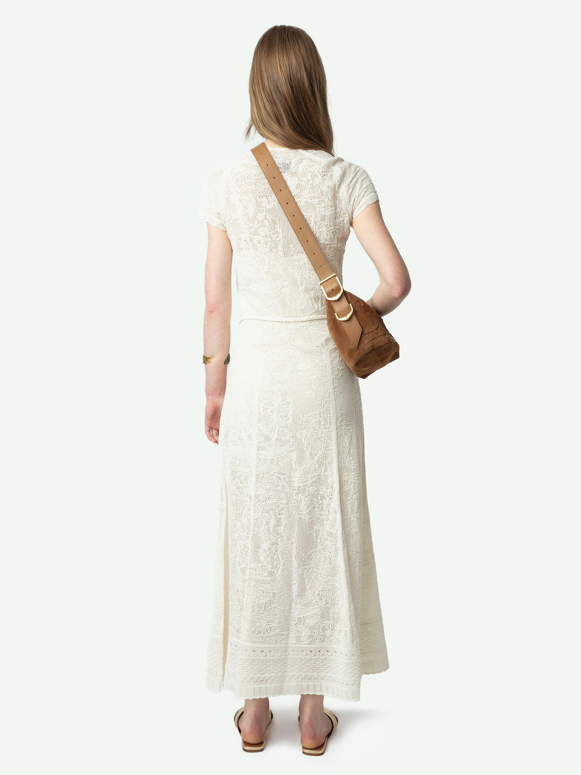 Melody Pointelle Knit Dress - 3