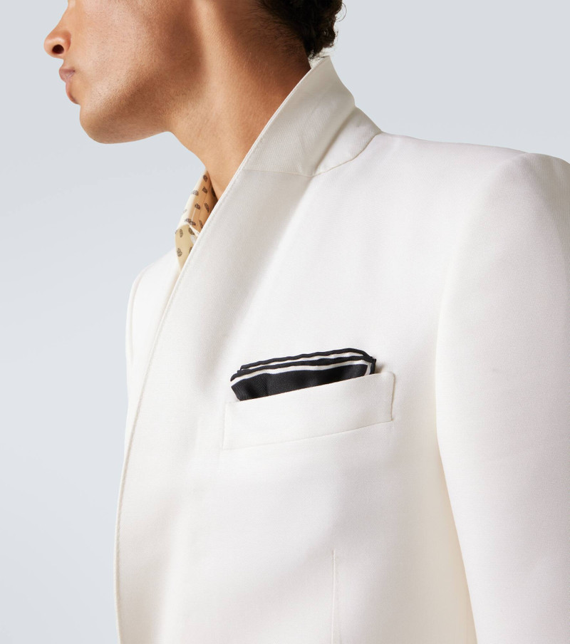 TOM FORD Printed silk twill pocket square outlook