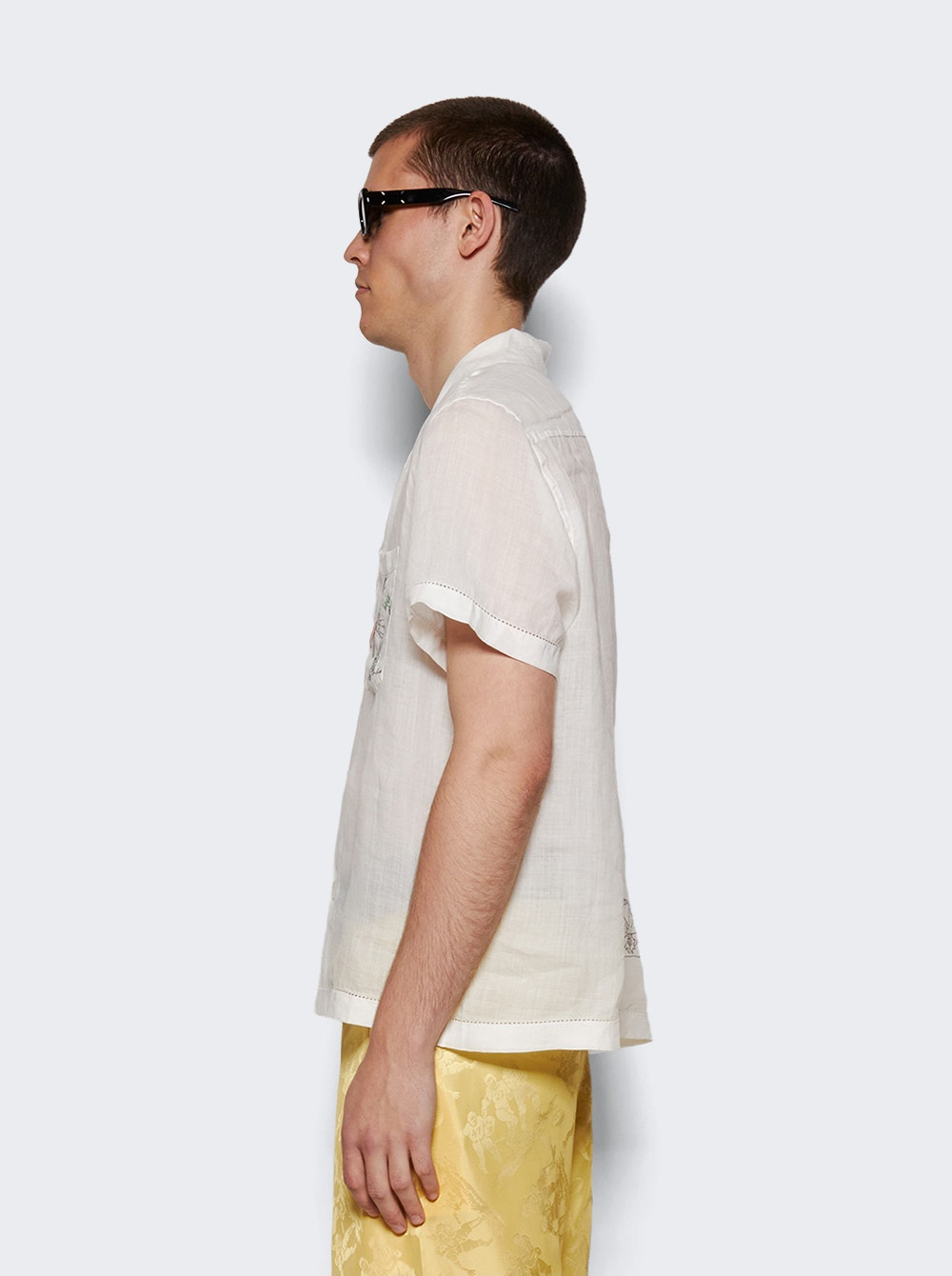 Skiers Linen Shirt White - 4