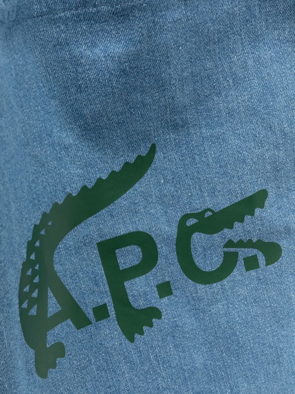 x A.P.C. logo-print tote bag - 4