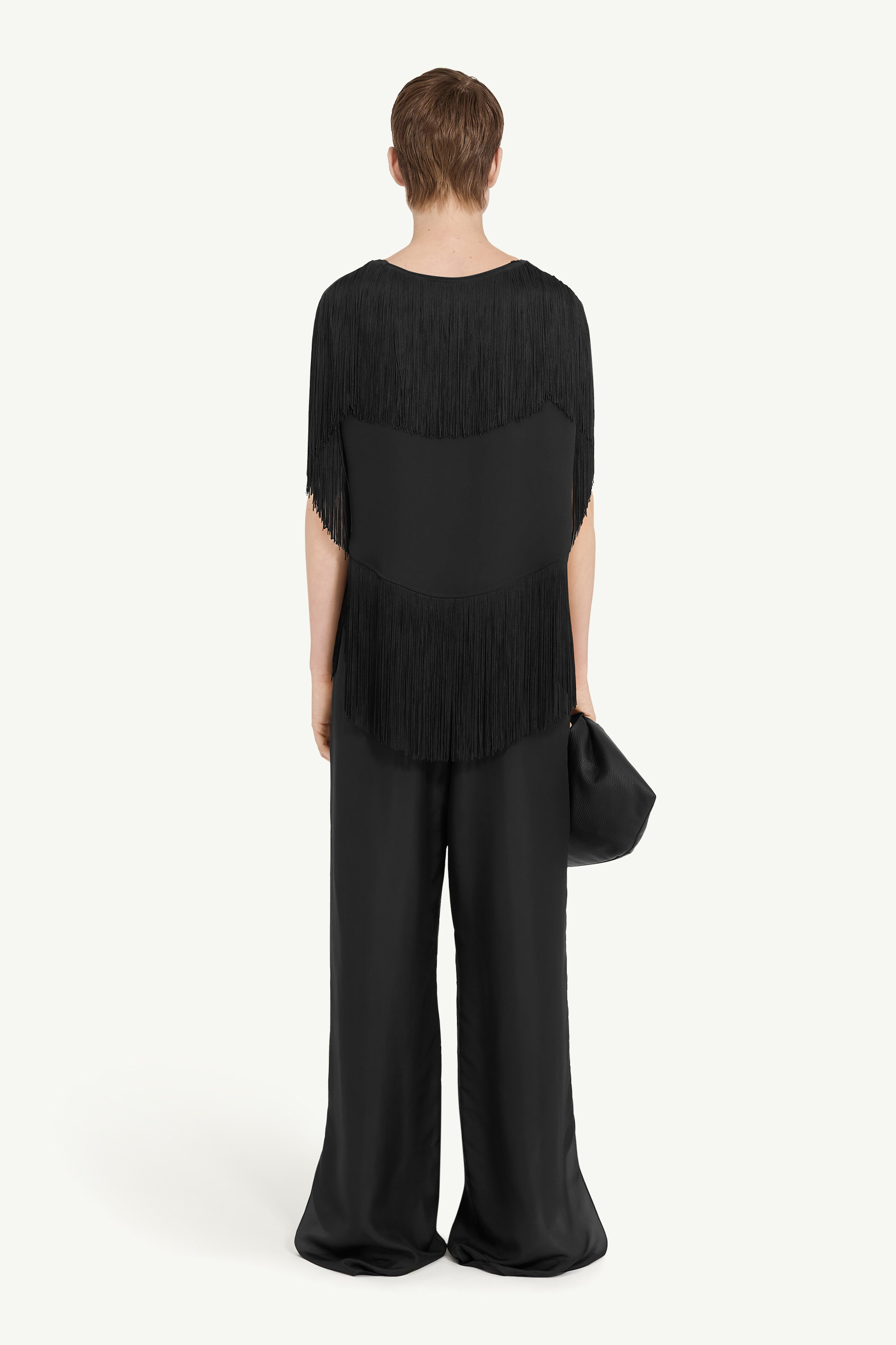 Fringed crewneck - 4