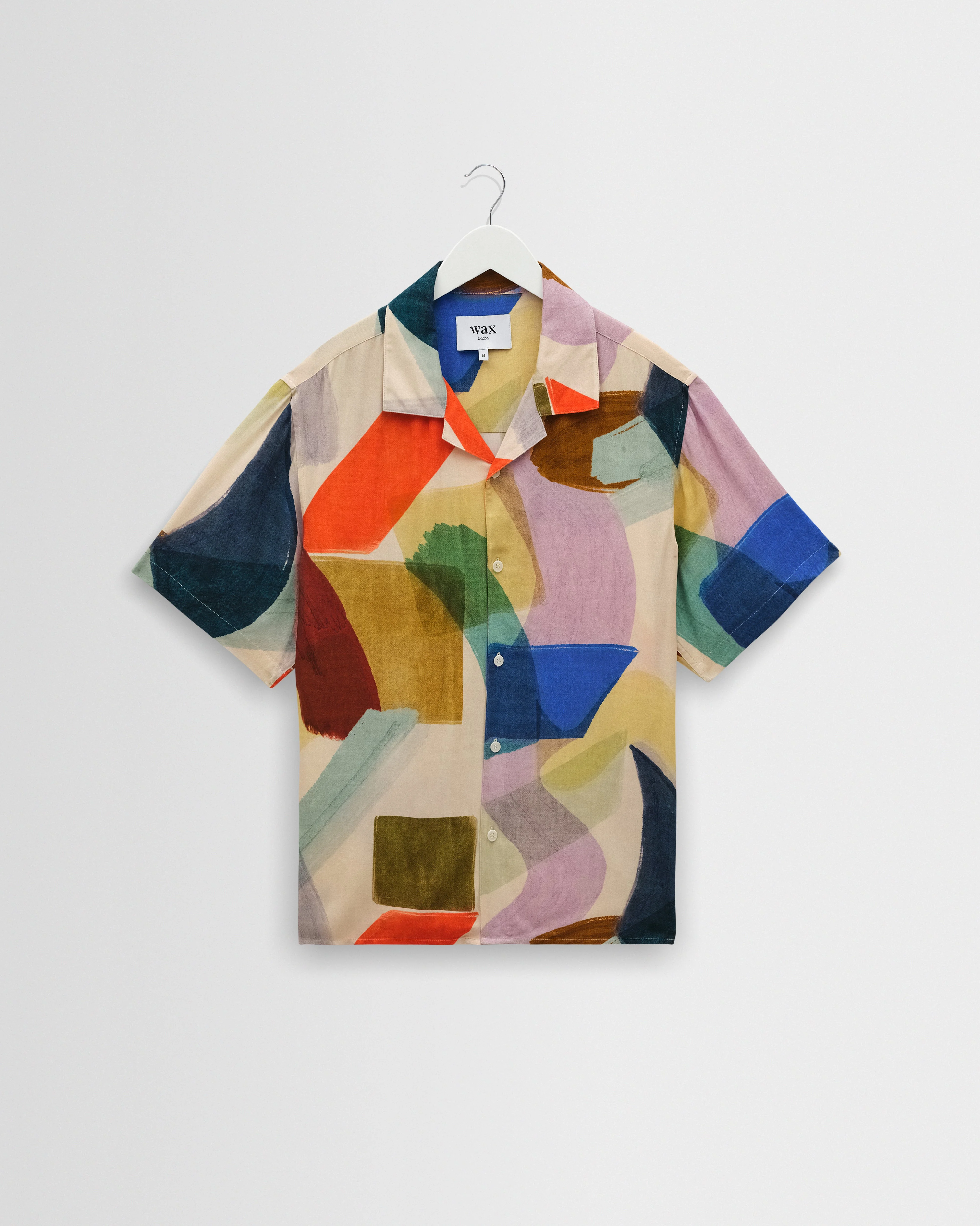 Didcot - Multicolour Painted Shapes Short-Sleeve Shirt - 1