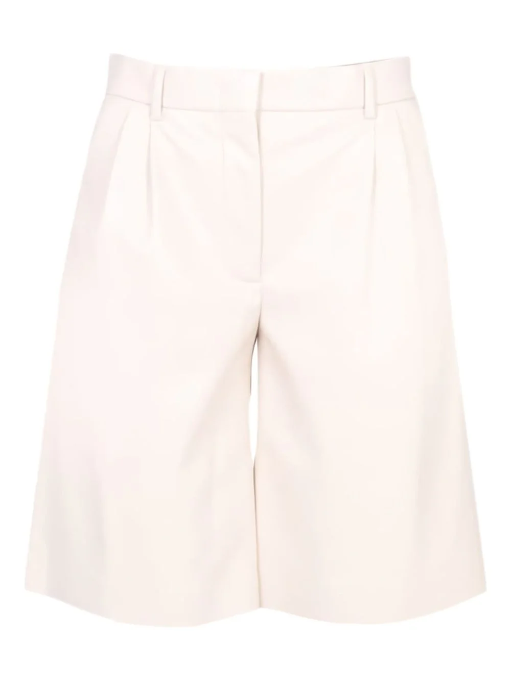 pleated shorts - 1