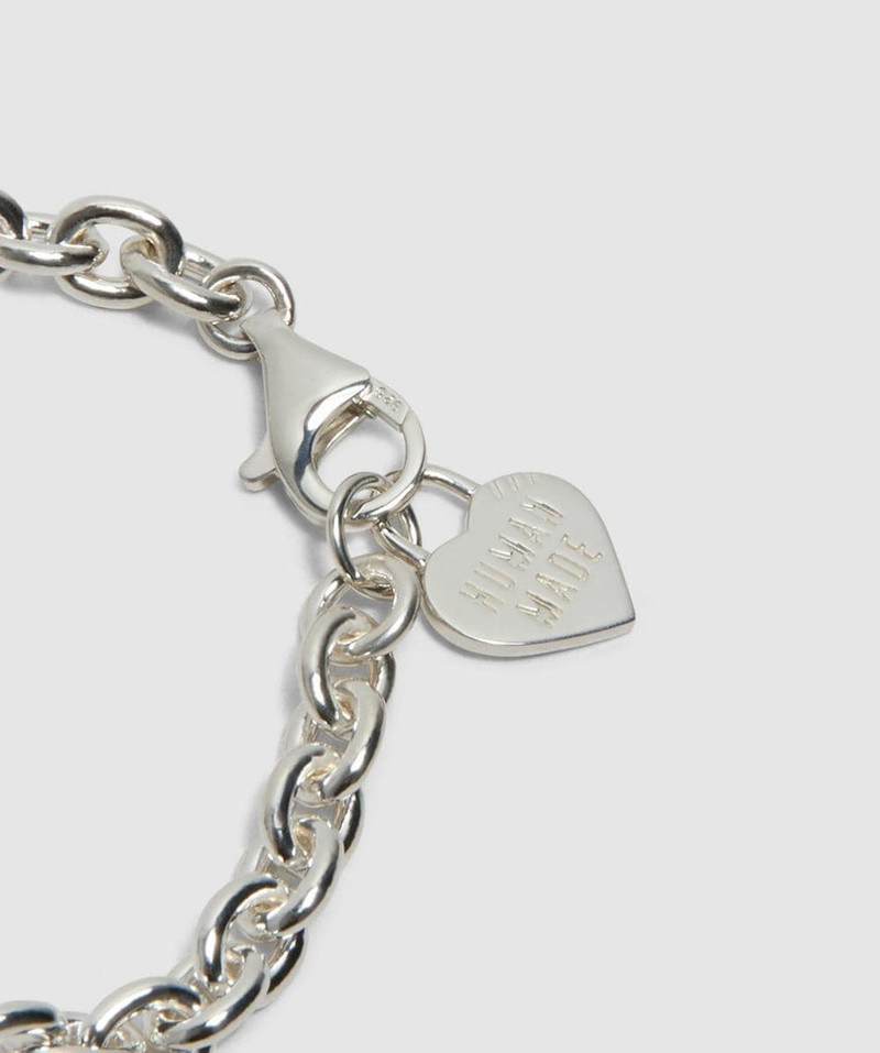 Human Made Heart silver bracelet outlook