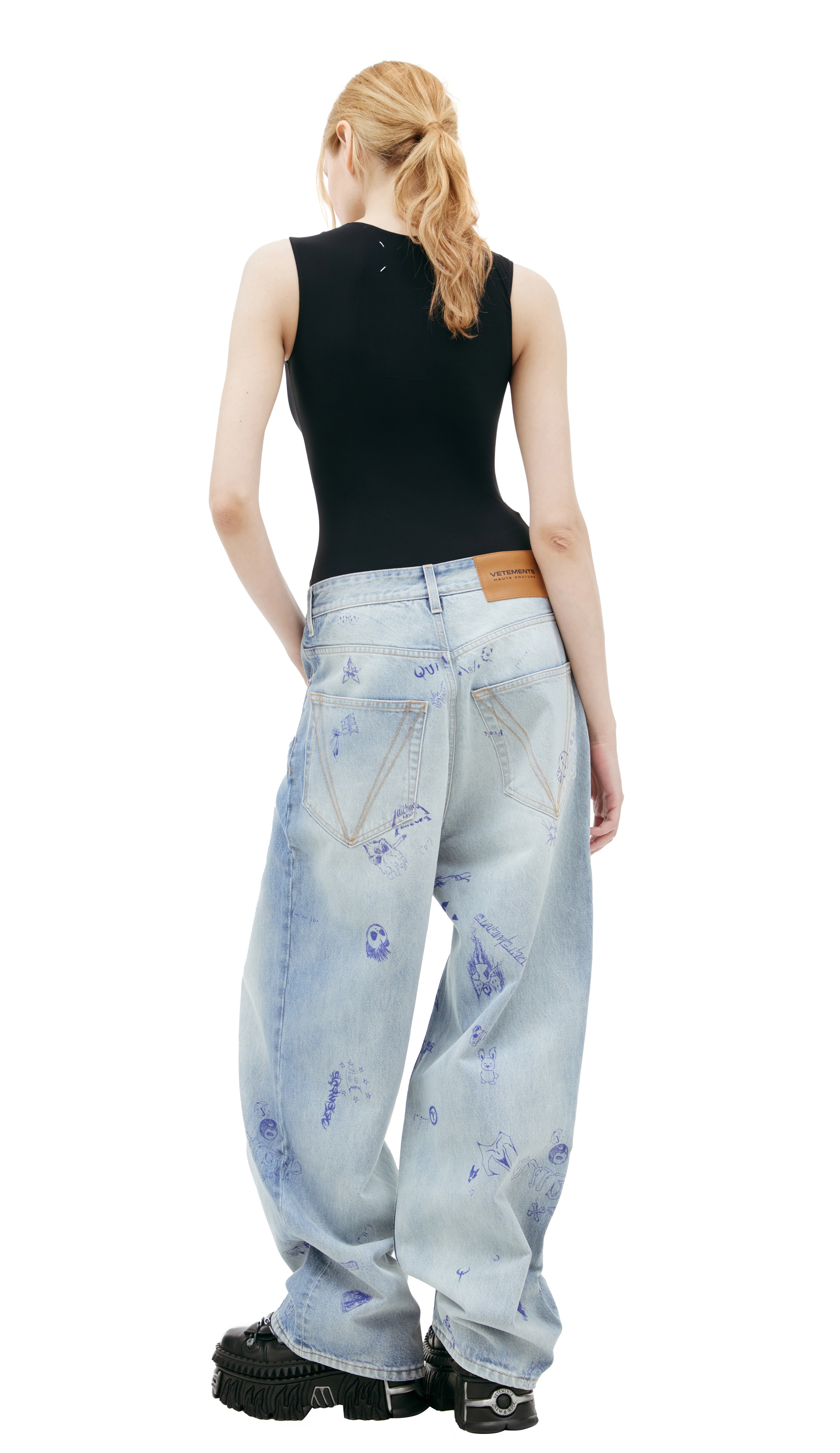 PRINTED JEANS - 3