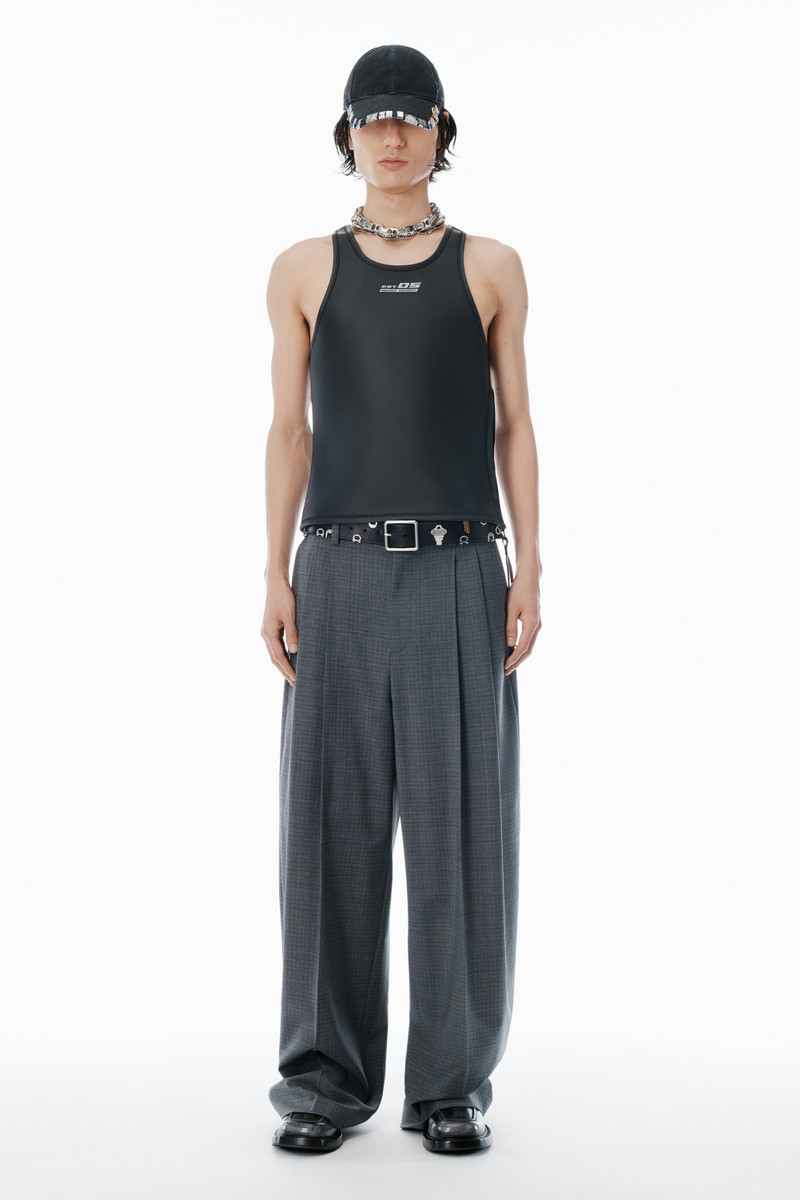 Alexander Wang Dark Grey Wool-Blend Pants outlook