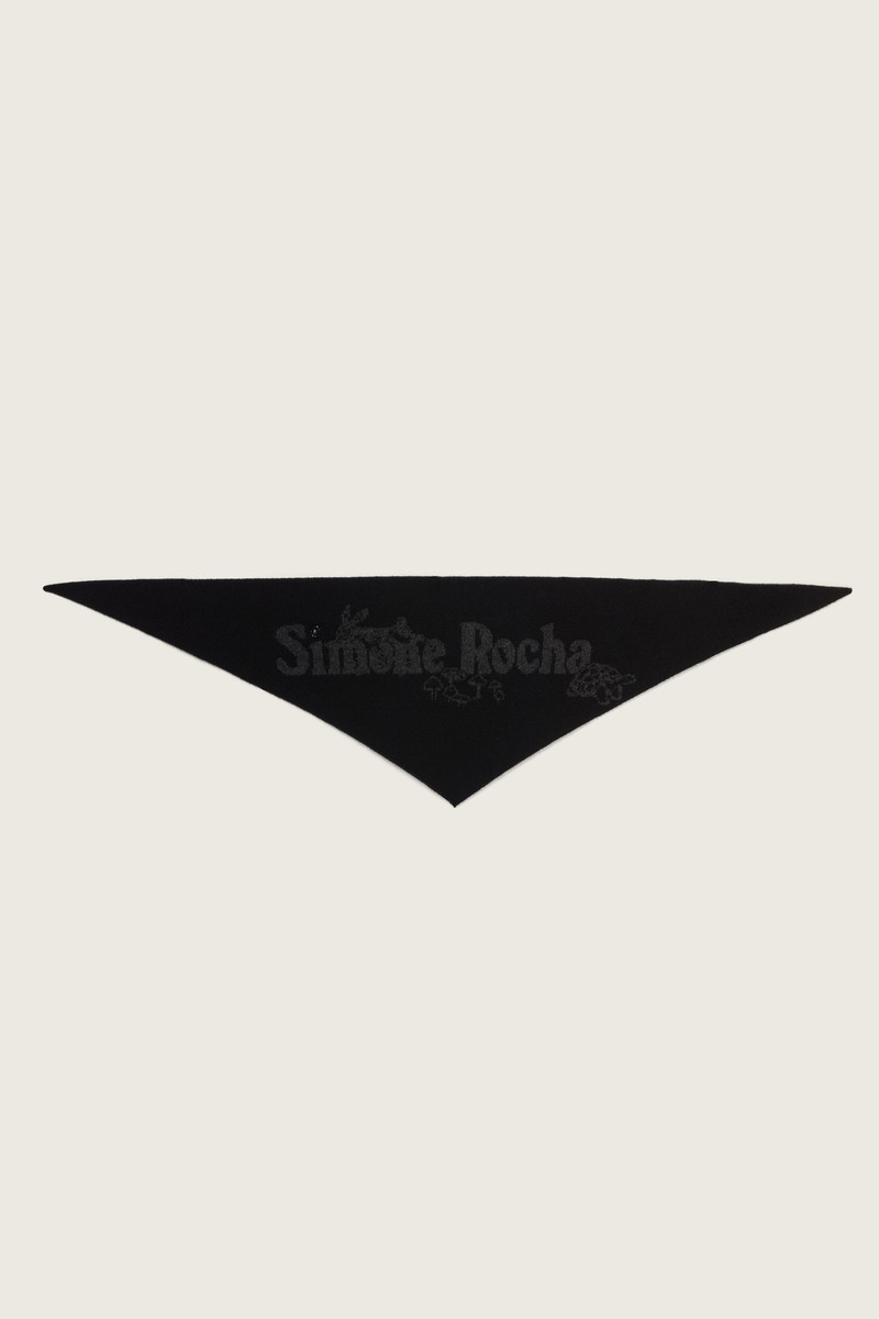 Graphic Logo Knit Neckerchief 1