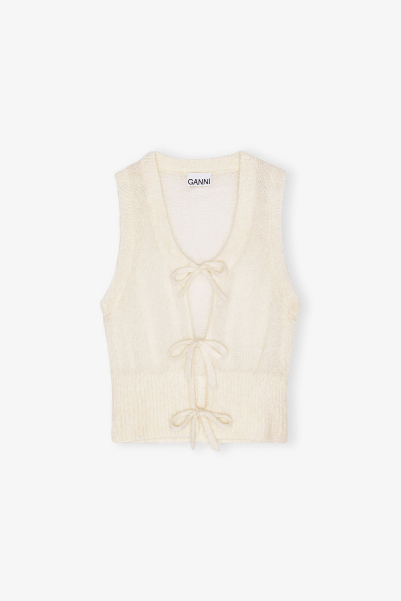 OFF-WHITE TIE STRING VEST 1
