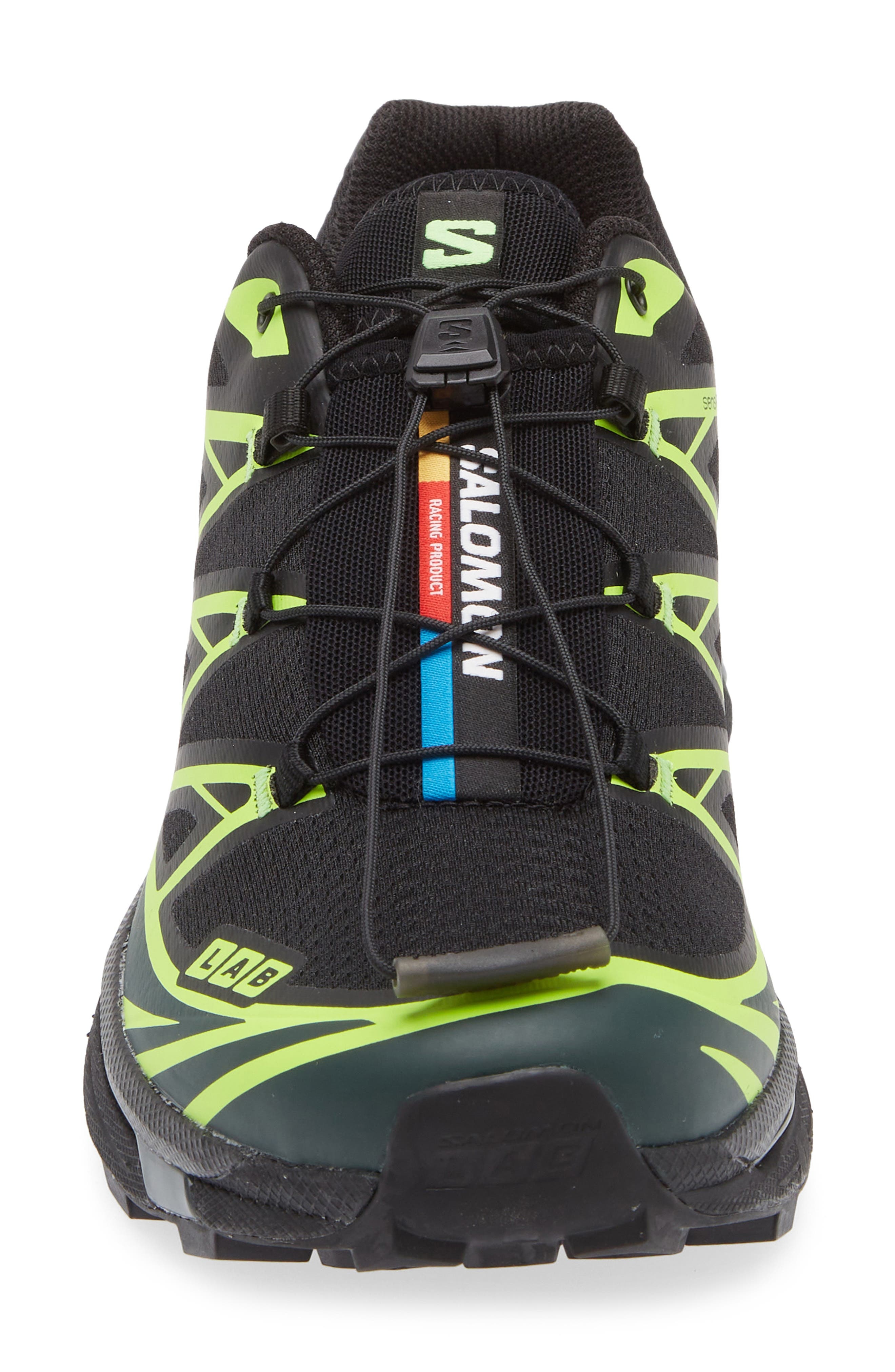 Salomon Gender Inclusive XT-6 Sneaker in Black/Green at Nordstrom - 4