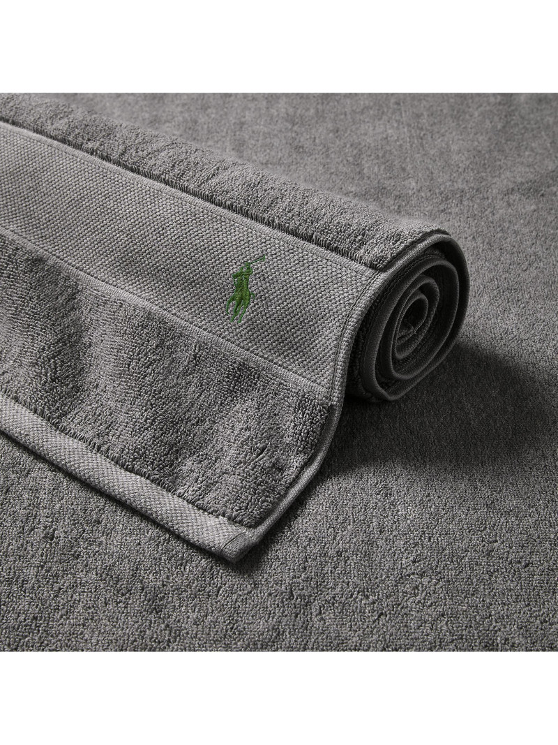 Polo Player Cotton Bath Mat - Barclay Heather 1