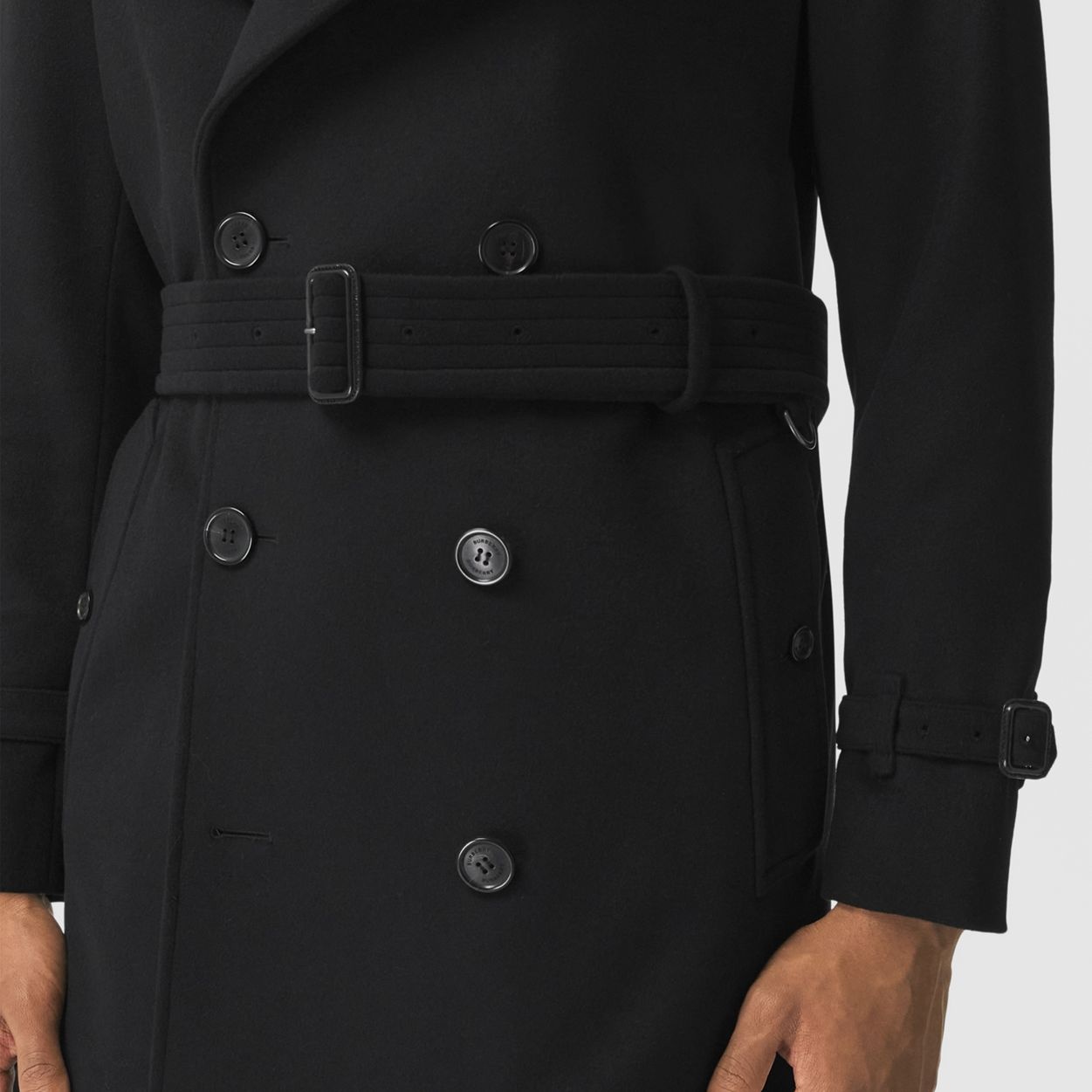 Wool Cashmere Trench Coat - 5