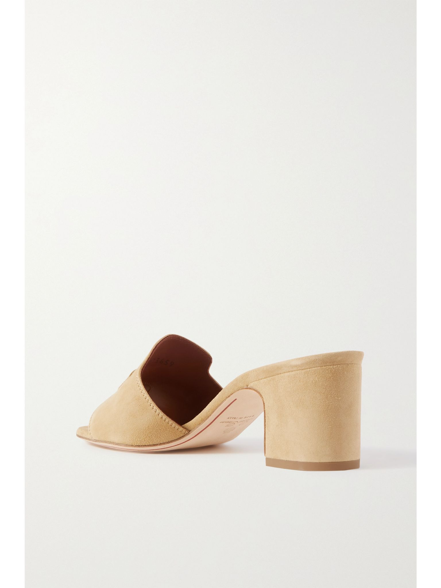 Summer Charms embellished suede mules Neutral - 3