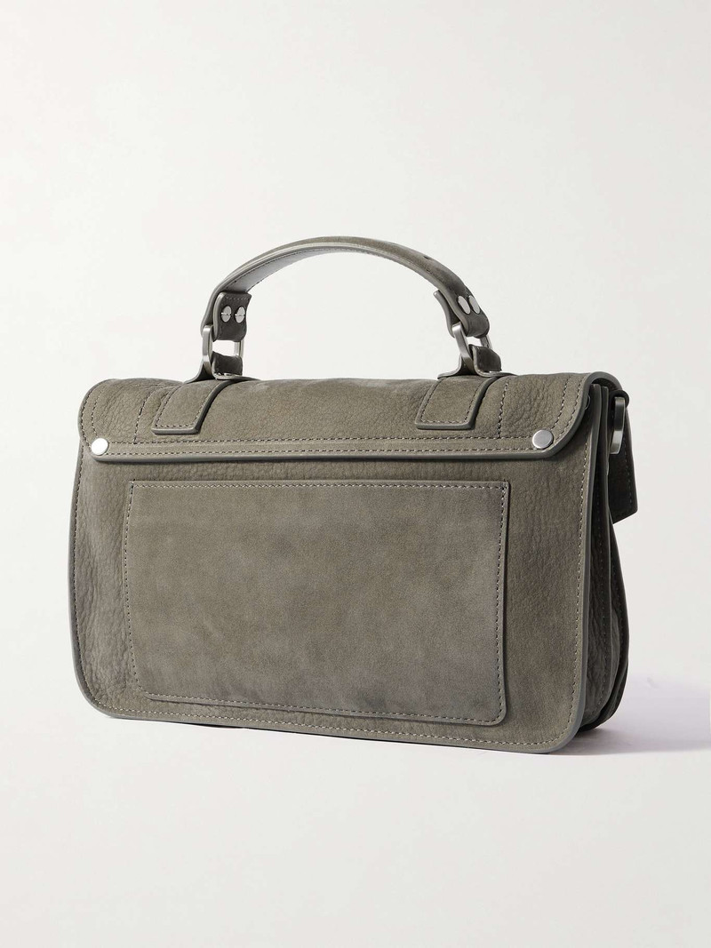 The PS1 Tiny leather satchel Green 3