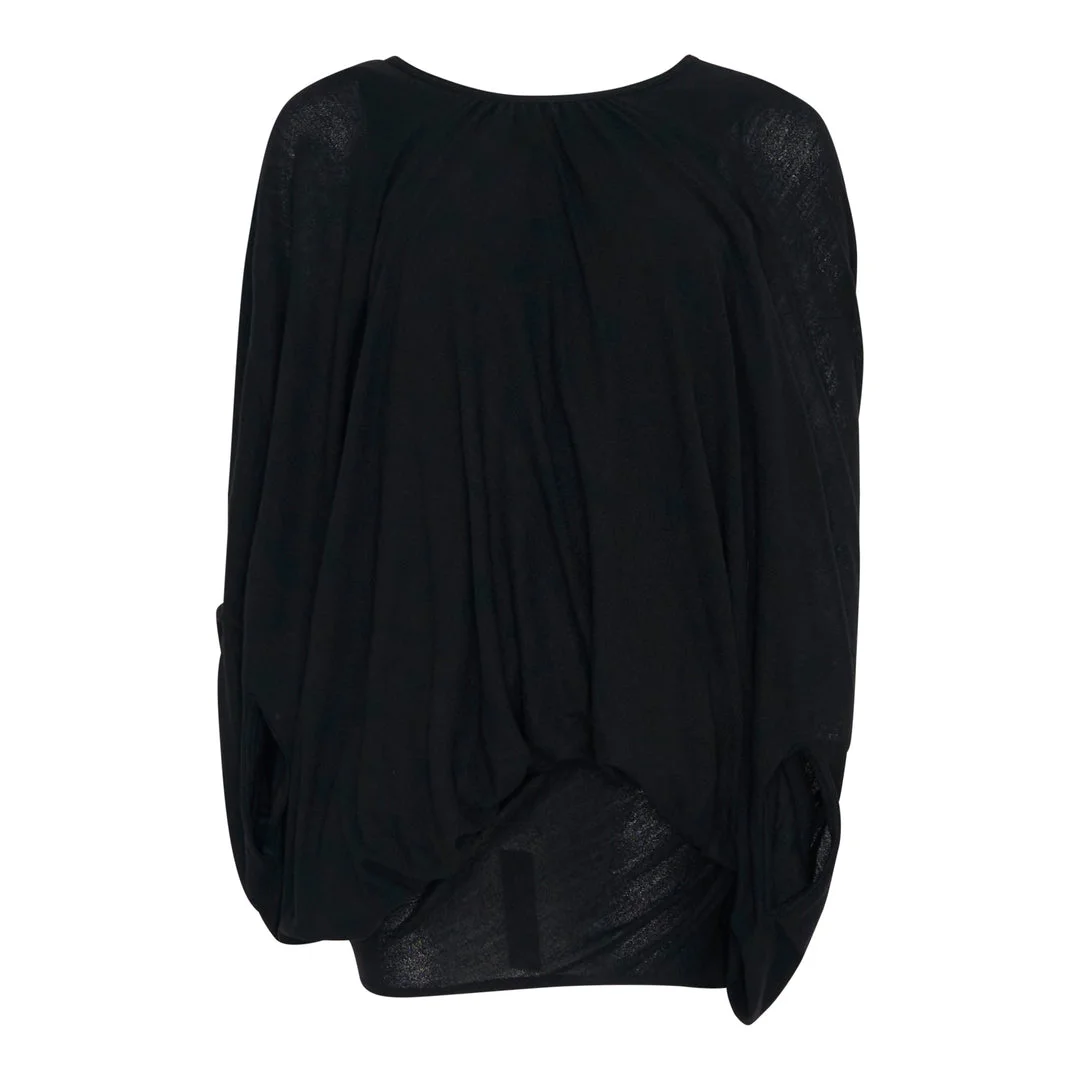 Draped Oversized Blouse - 1