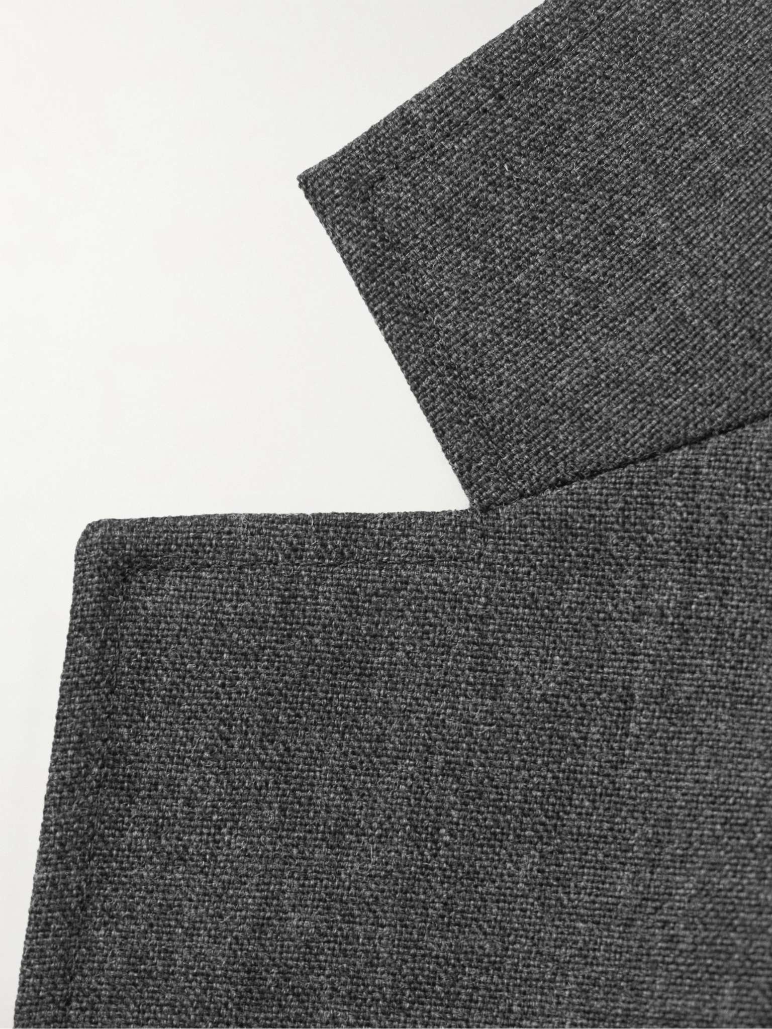 Unstructured Virgin Wool Blazer - 3
