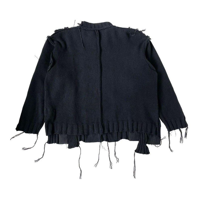 Craig Green Vintage Craig Green Reworked Panelled Sweater 'Black' outlook