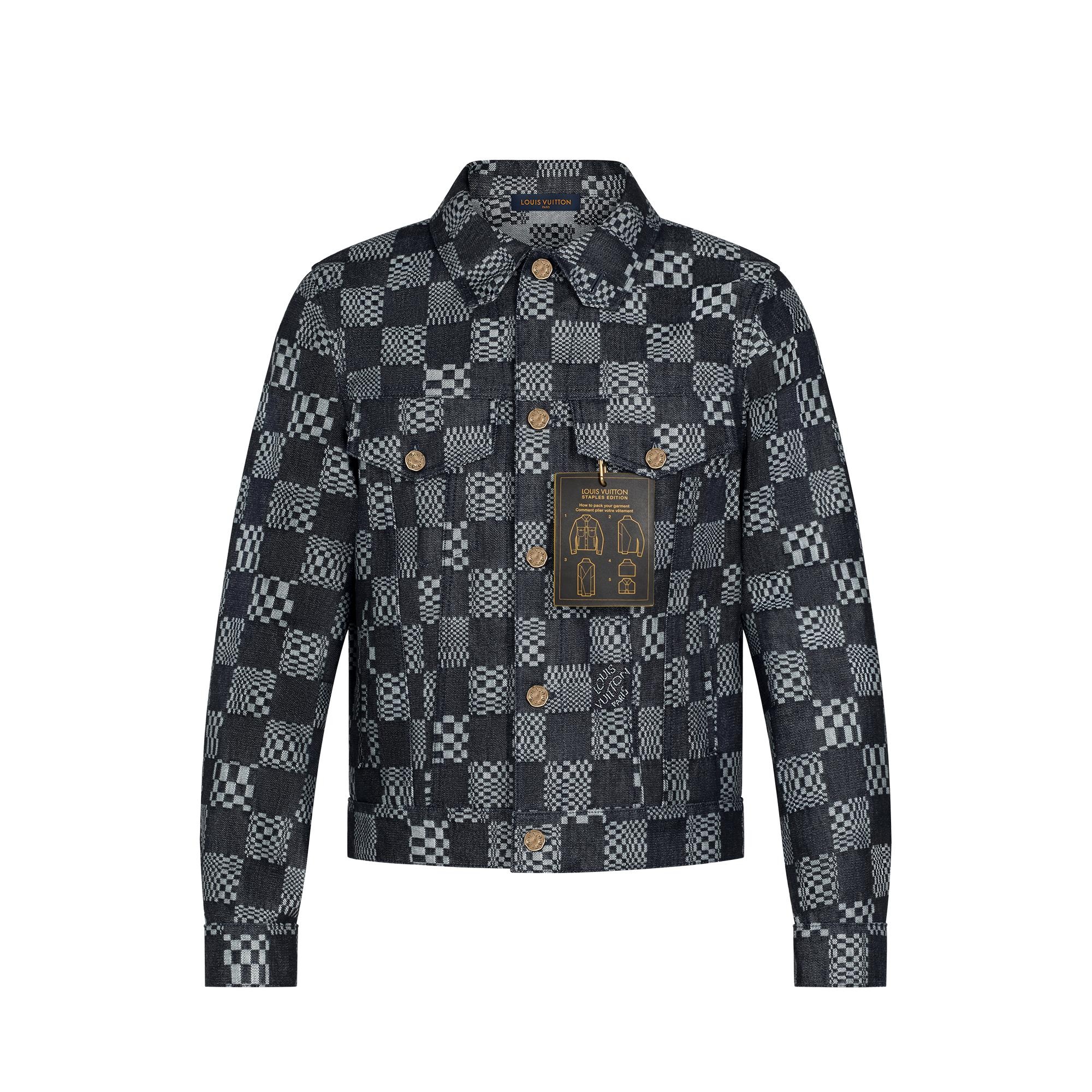 Distorted Damier Denim Jacket - 1