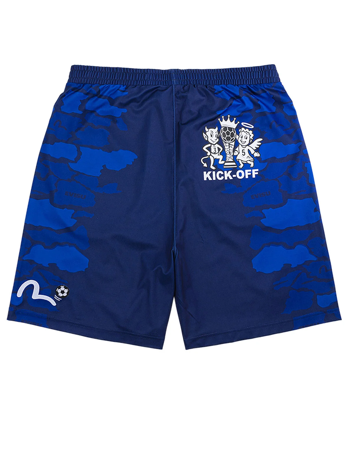 Ishigaki Camo Print Football Shorts - 1